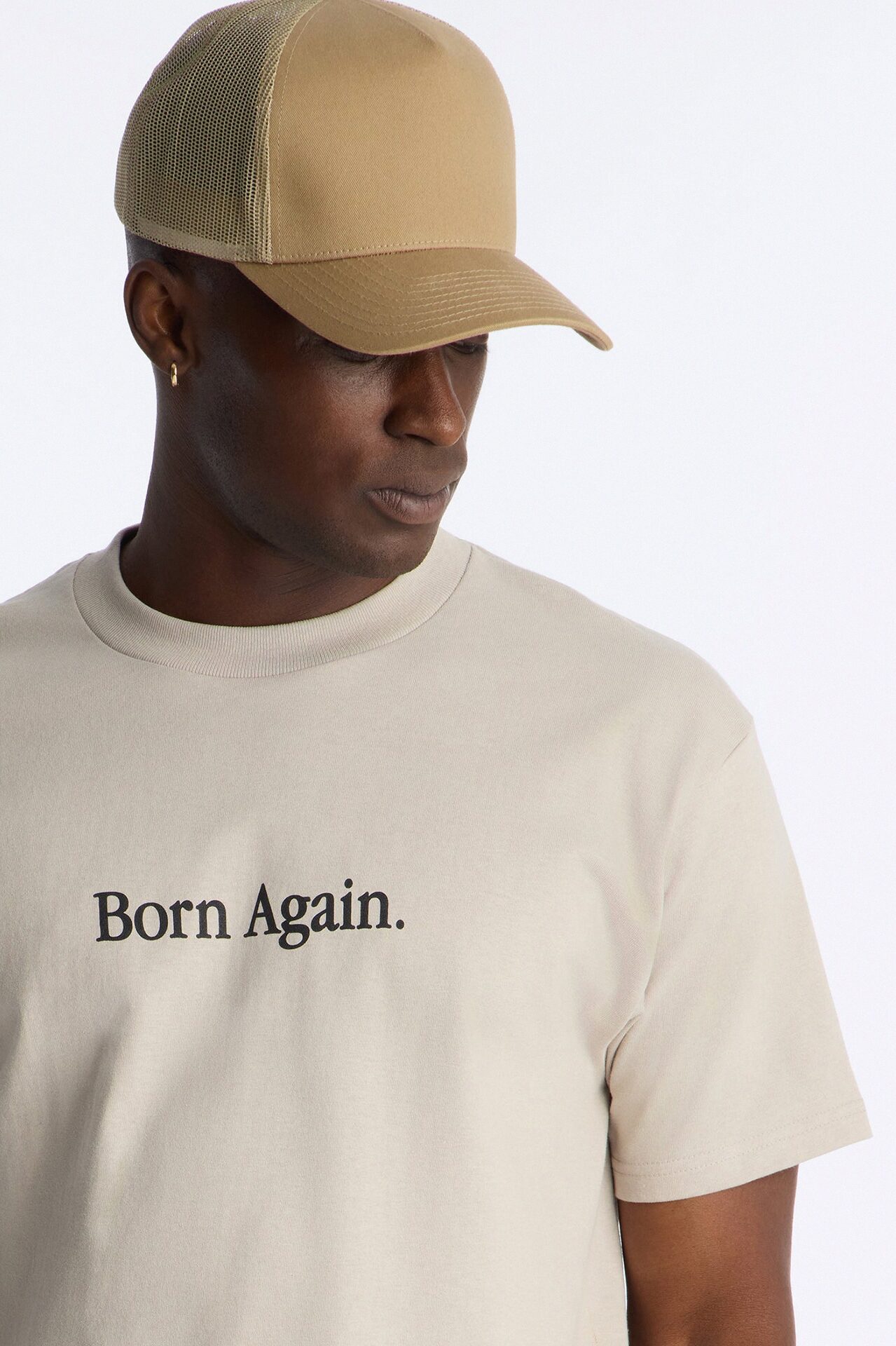 Born Again Period Short Sleeve Tee - Light Grey