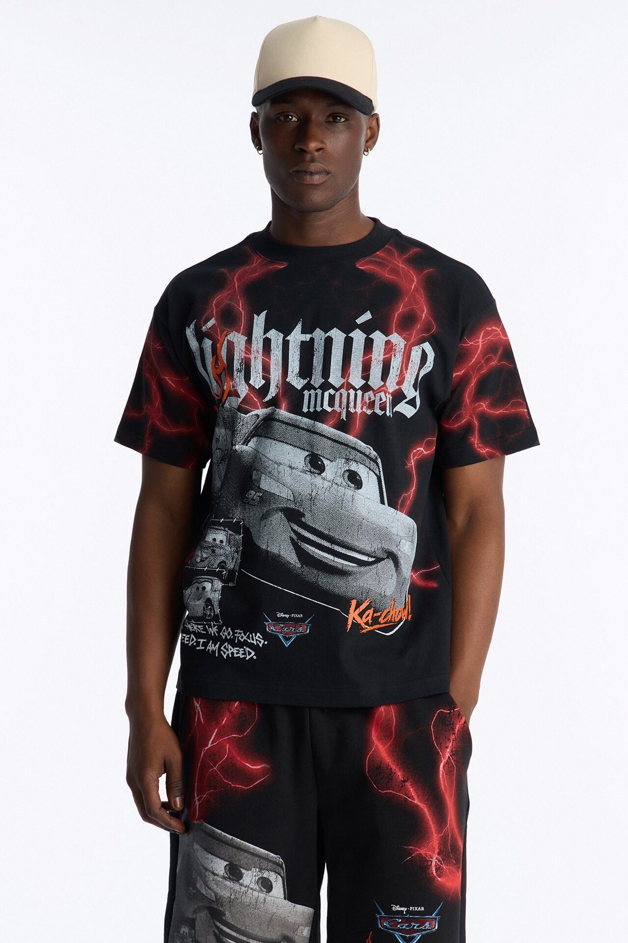 Cars LMQ Heavy Weight Boxy Short Sleeve Tee - Black