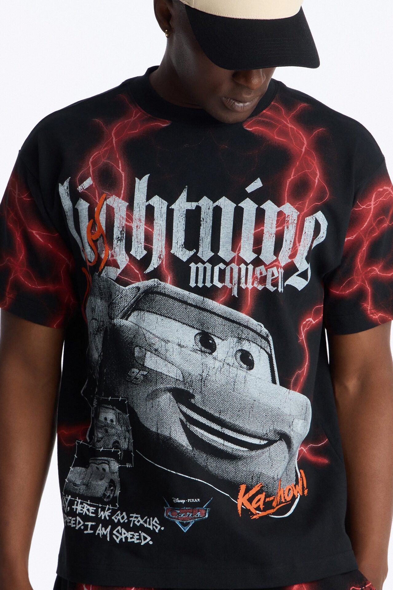 Cars LMQ Heavy Weight Boxy Short Sleeve Tee - Black