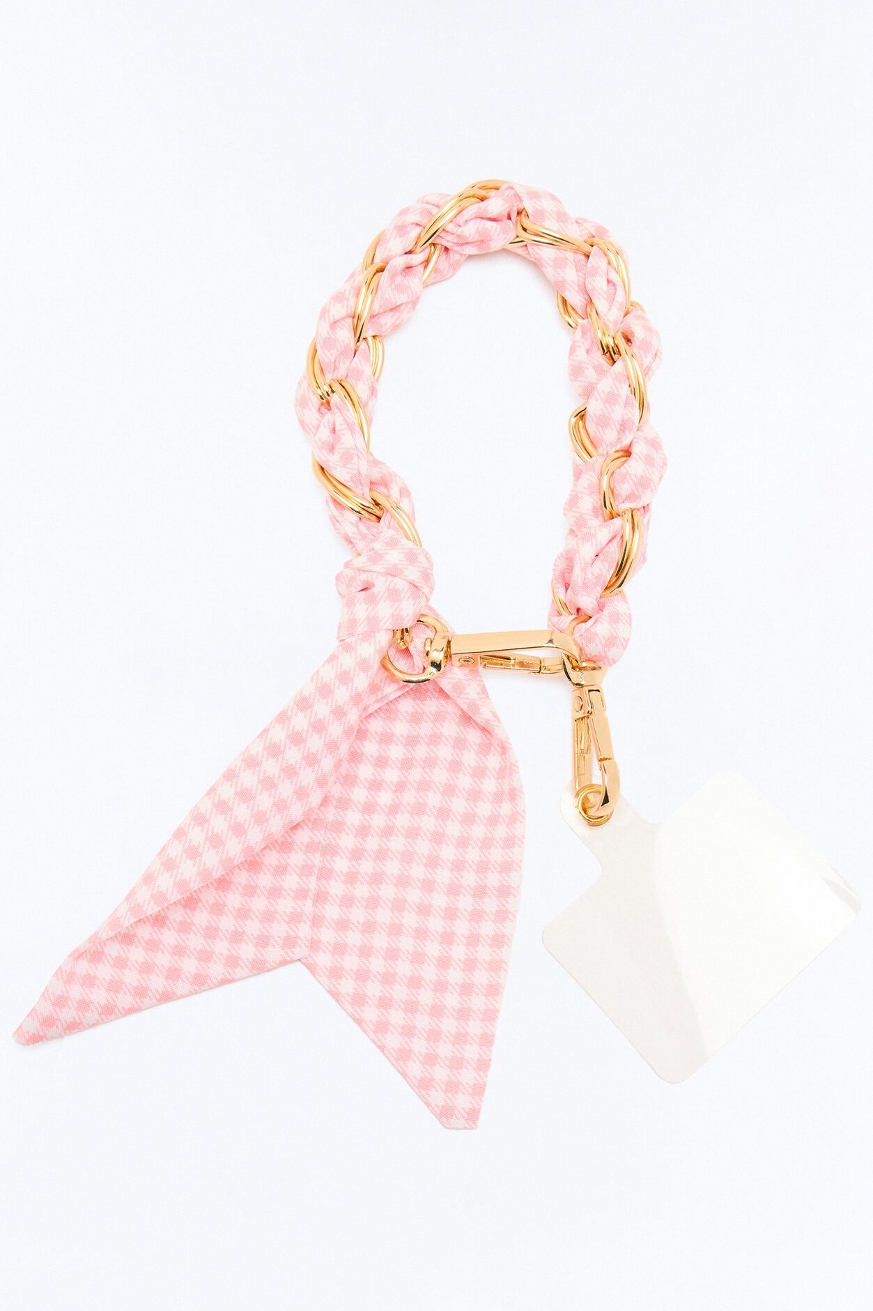 Picnic Date Phone Scarf Wristlet - Red/White