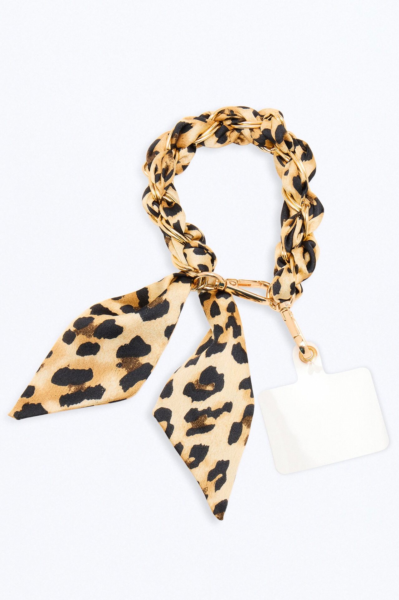 Wild Catch Phone Scarf Wristlet - Leopard