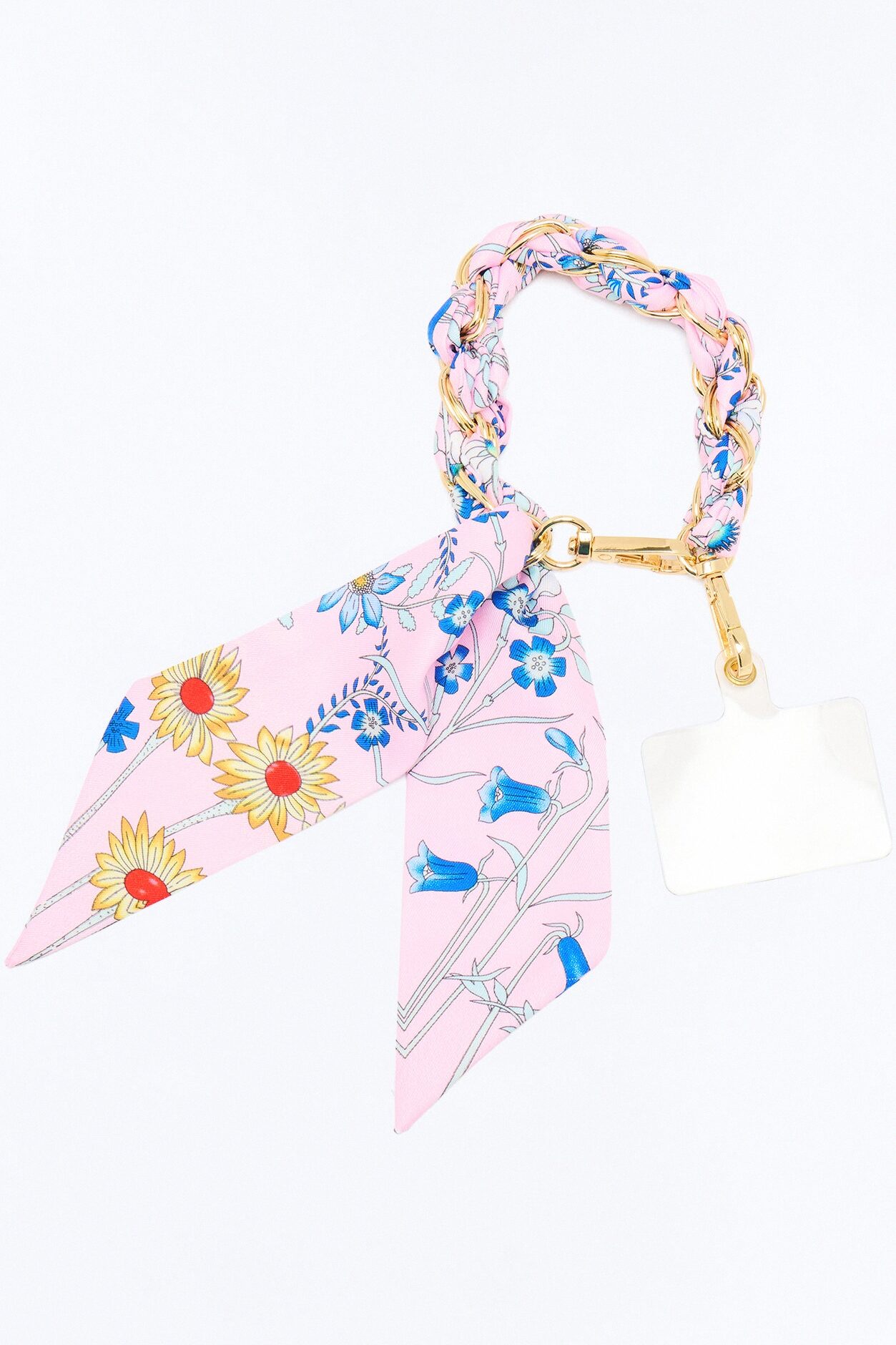 Spring Bloom Phone Scarf Wristlet - Pink/combo
