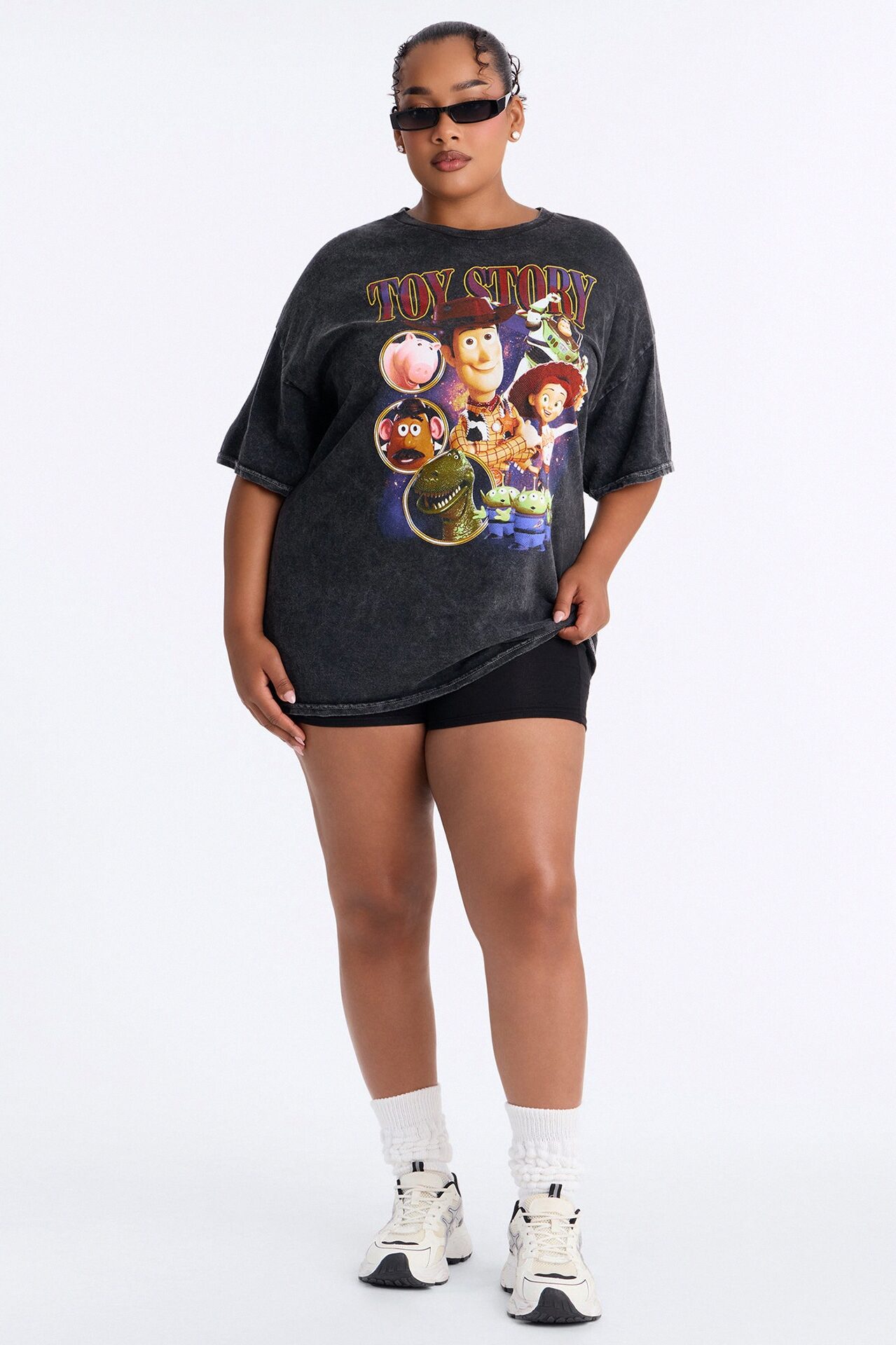 Toy Story Throwback Washed Tee - Black Wash