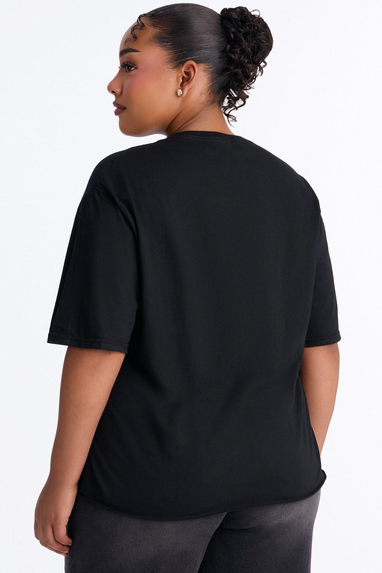 Freedom Day Hands Oversized Tee - Black