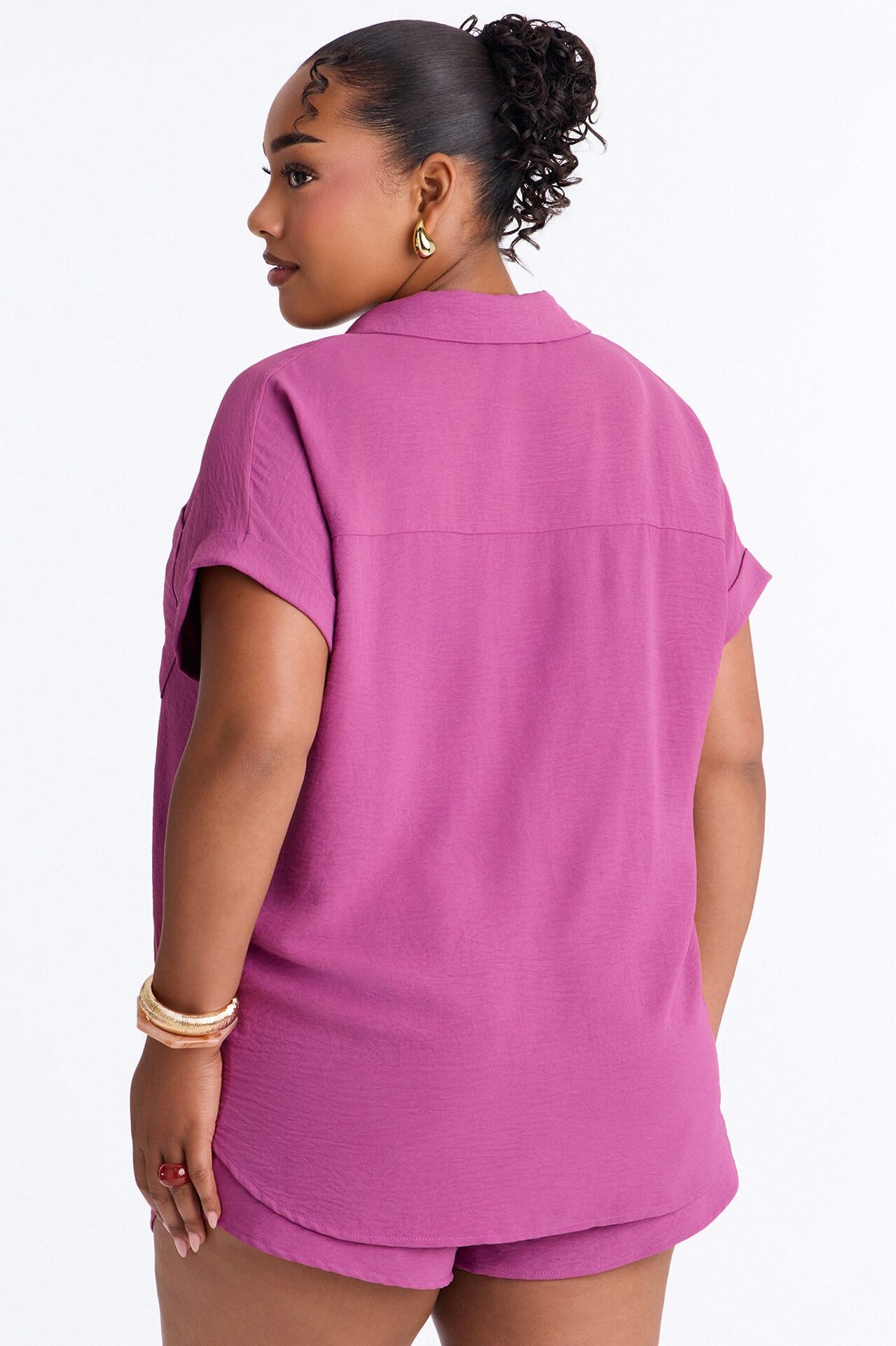 Hot Summer Short Set - Plum