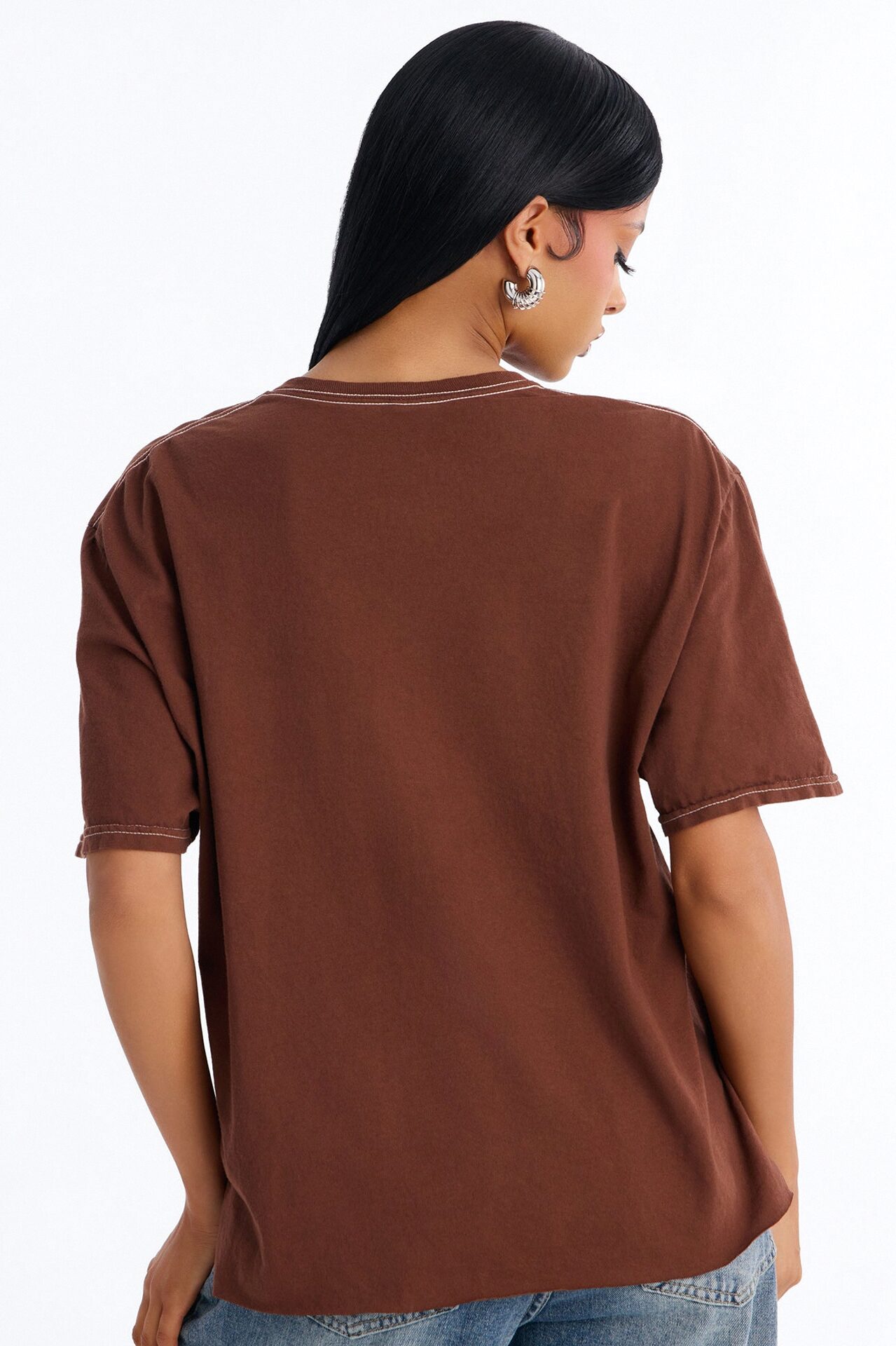 They Not Like Us Oversized Tee - Brown