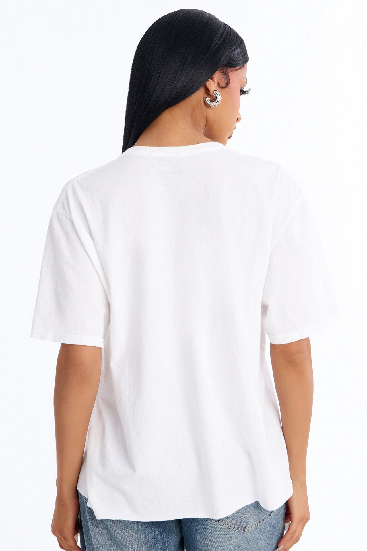 Only Rock N' Rolling Stones Washed Tee - White