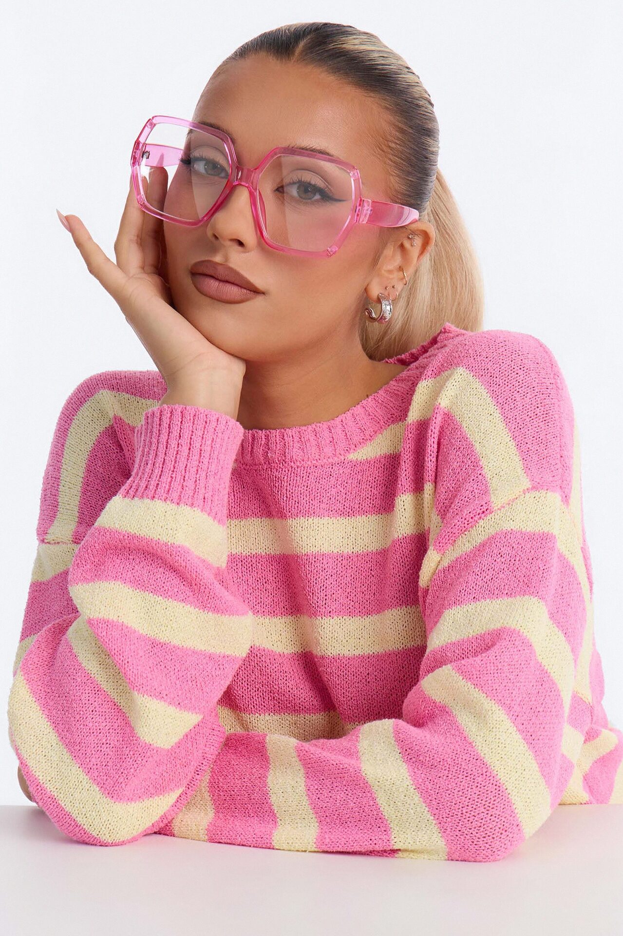 Absolutely Obsessed Glasses - Pink