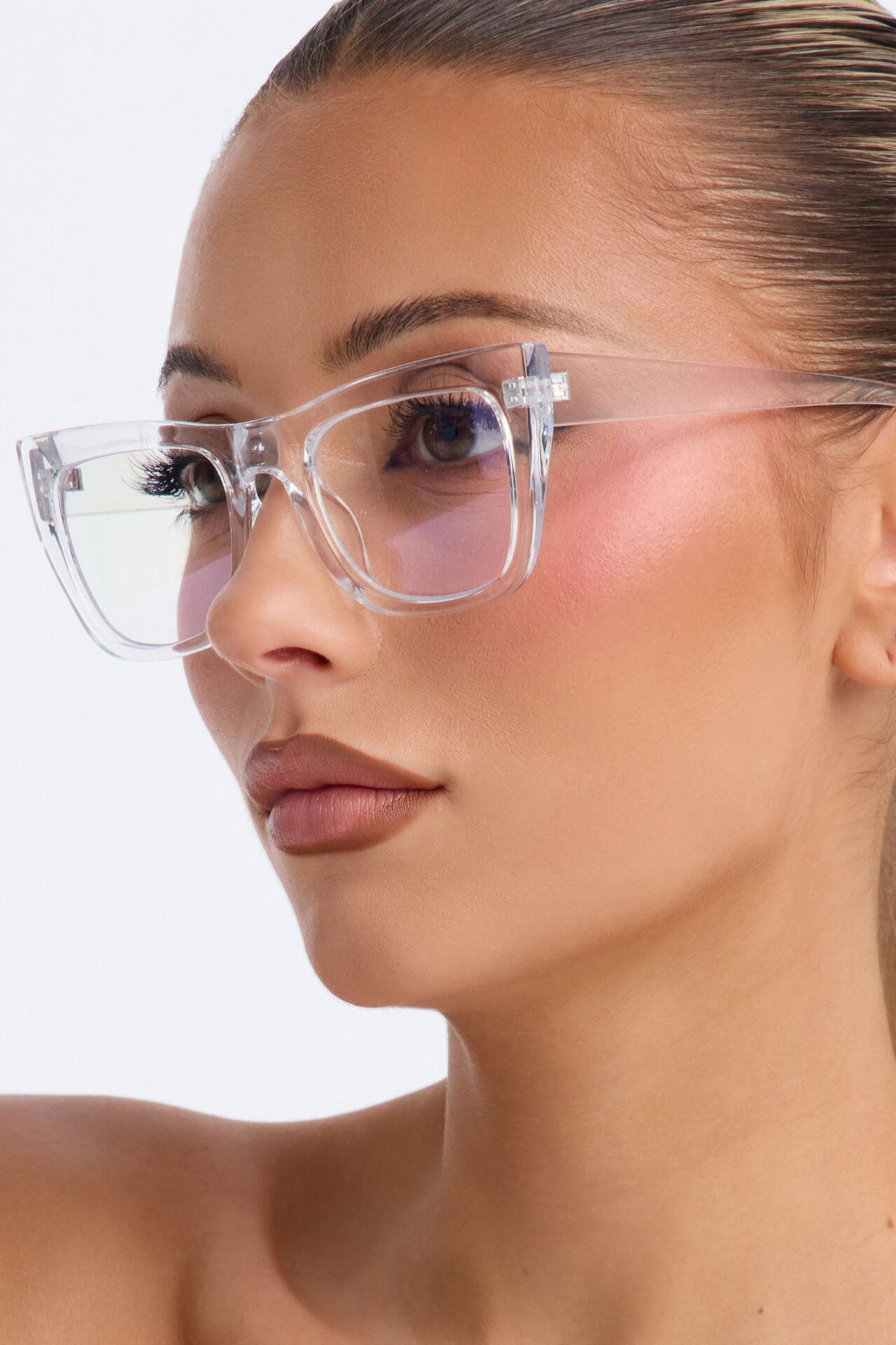 Crystal Clear Persuasion Blue Light Day Glasses - Clear