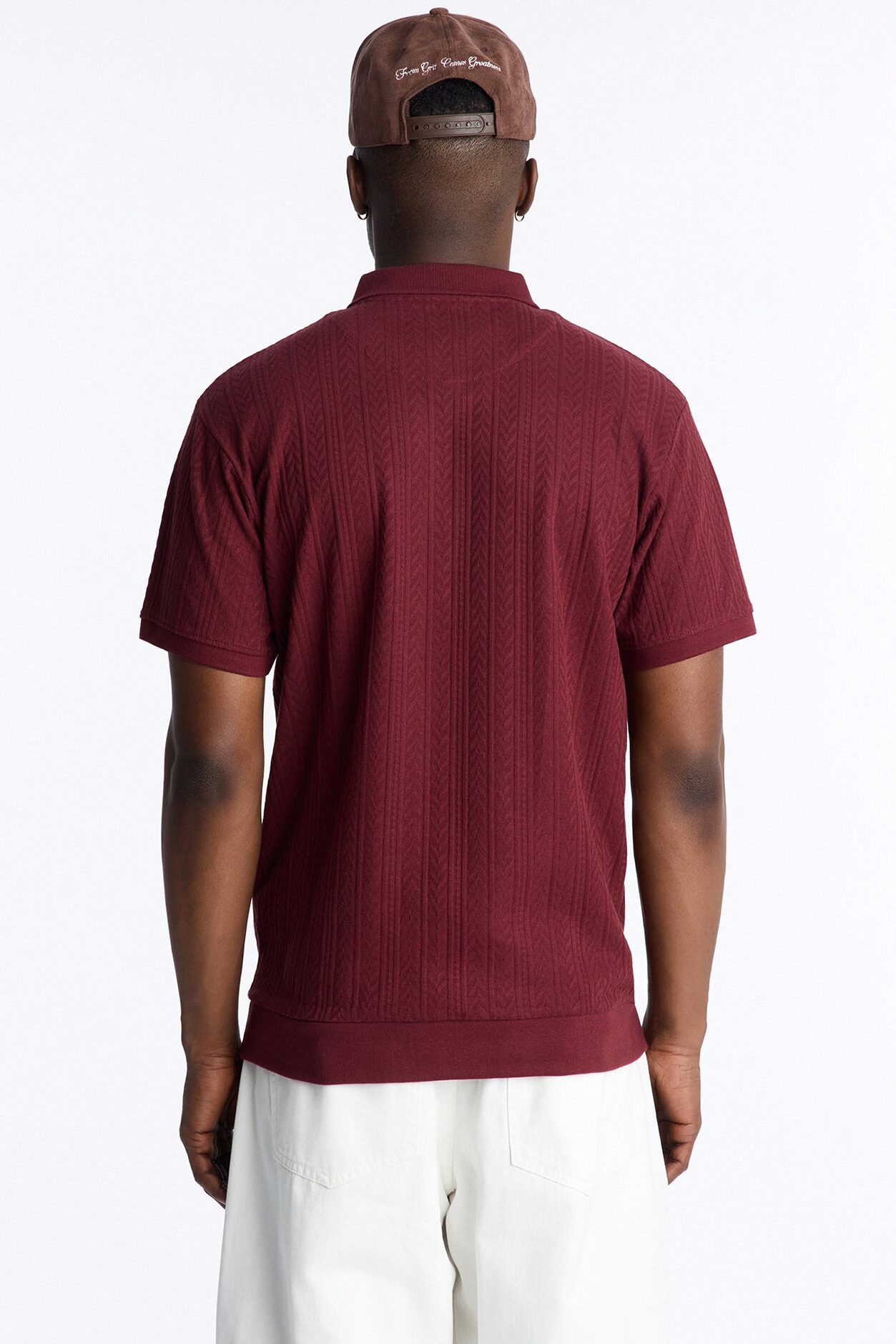 Fairway Short Sleeve Polo - Wine