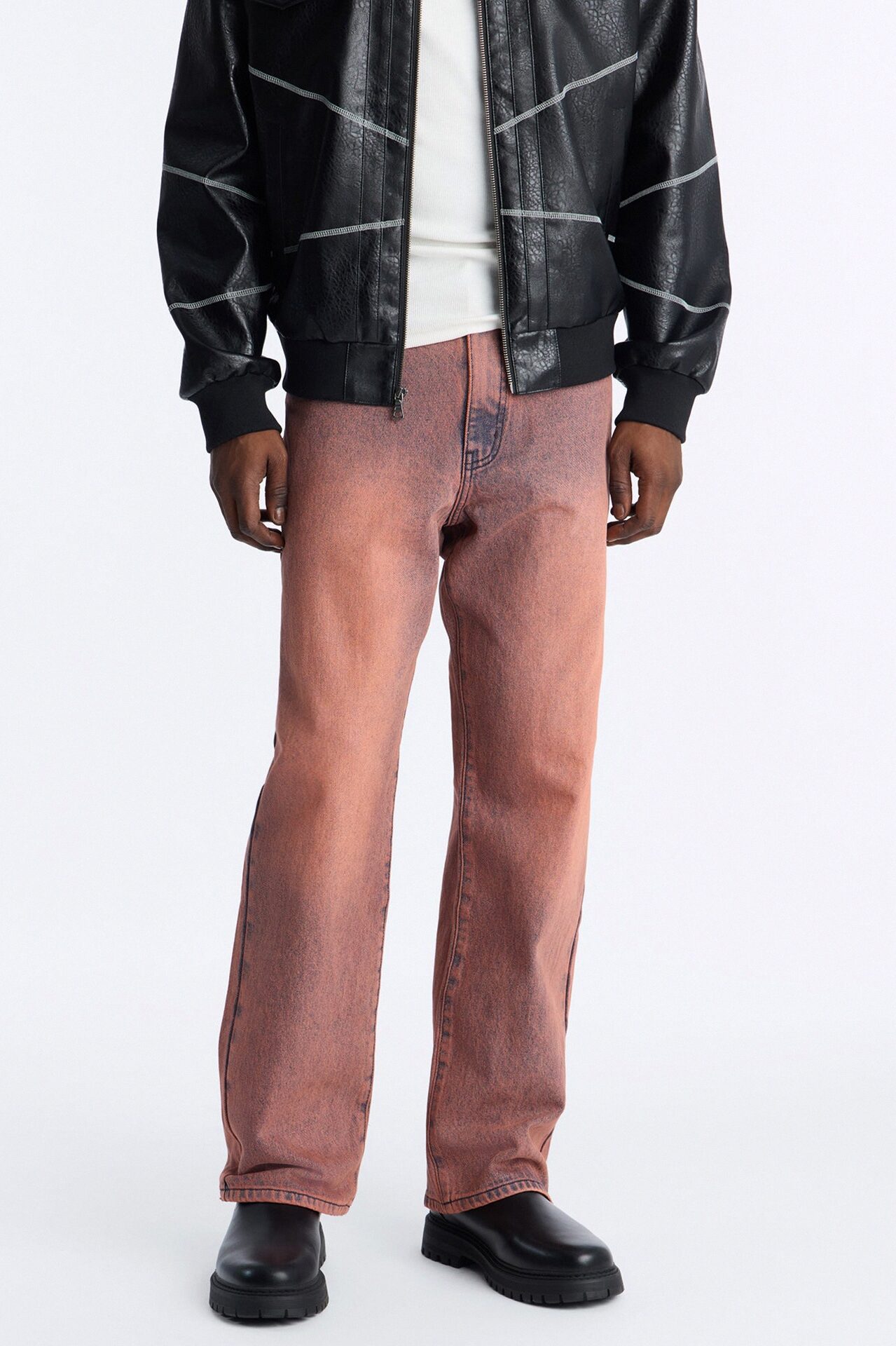 The Staple Baggy Jean - Washed Mauve
