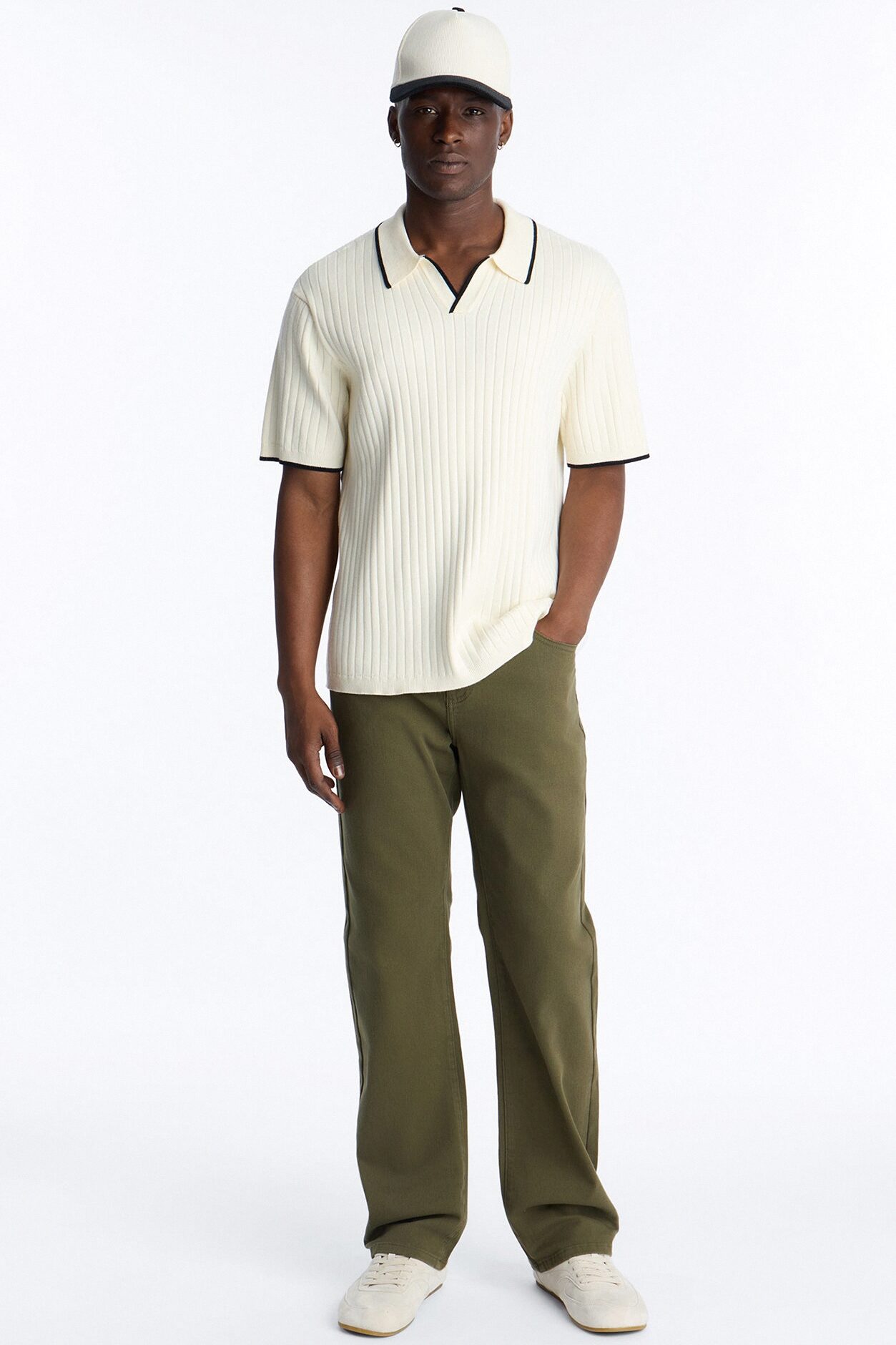 Mike Straight Taper Jeans - Olive