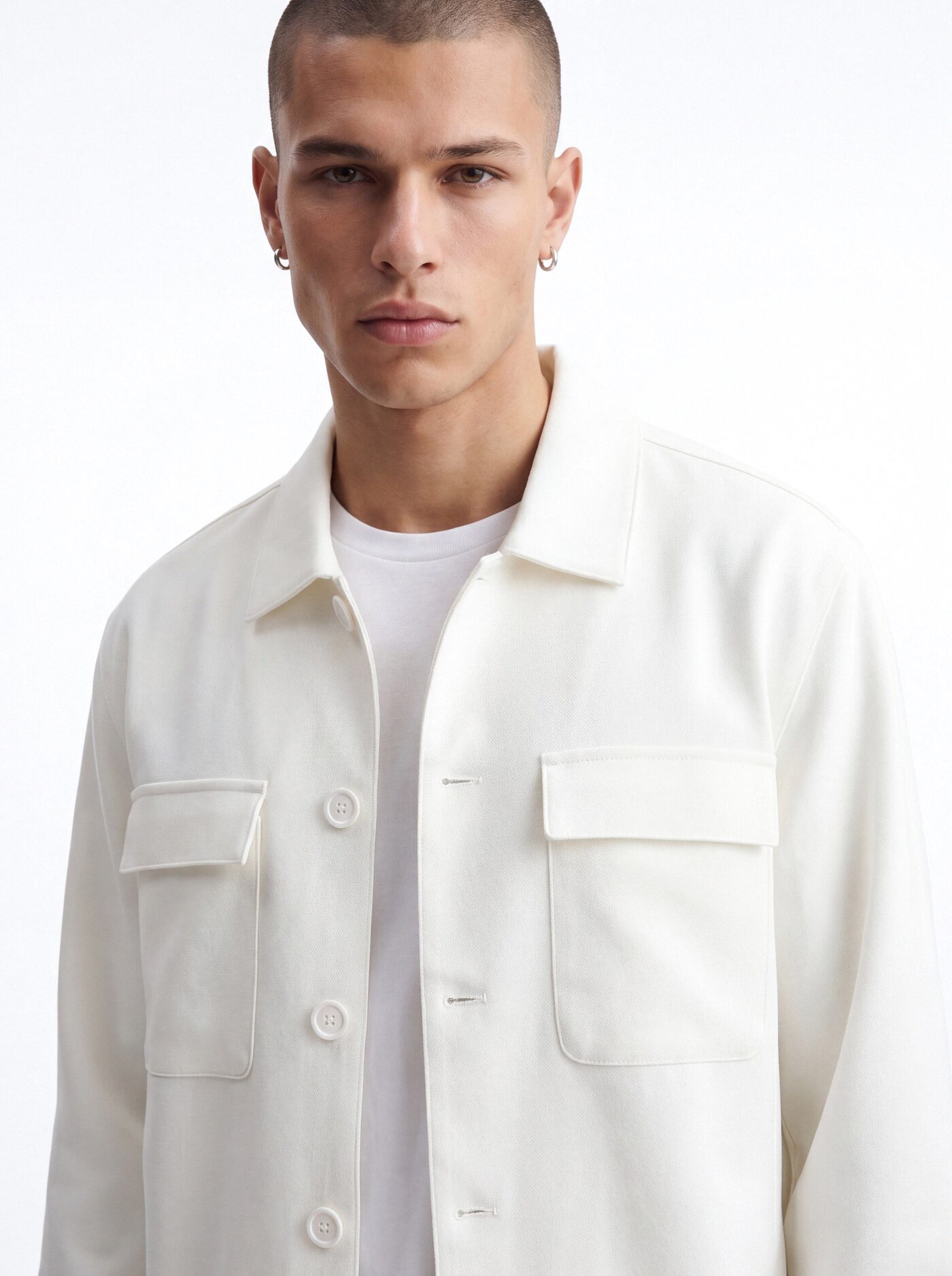 Modern Essential Relaxed Overshirt - Off White