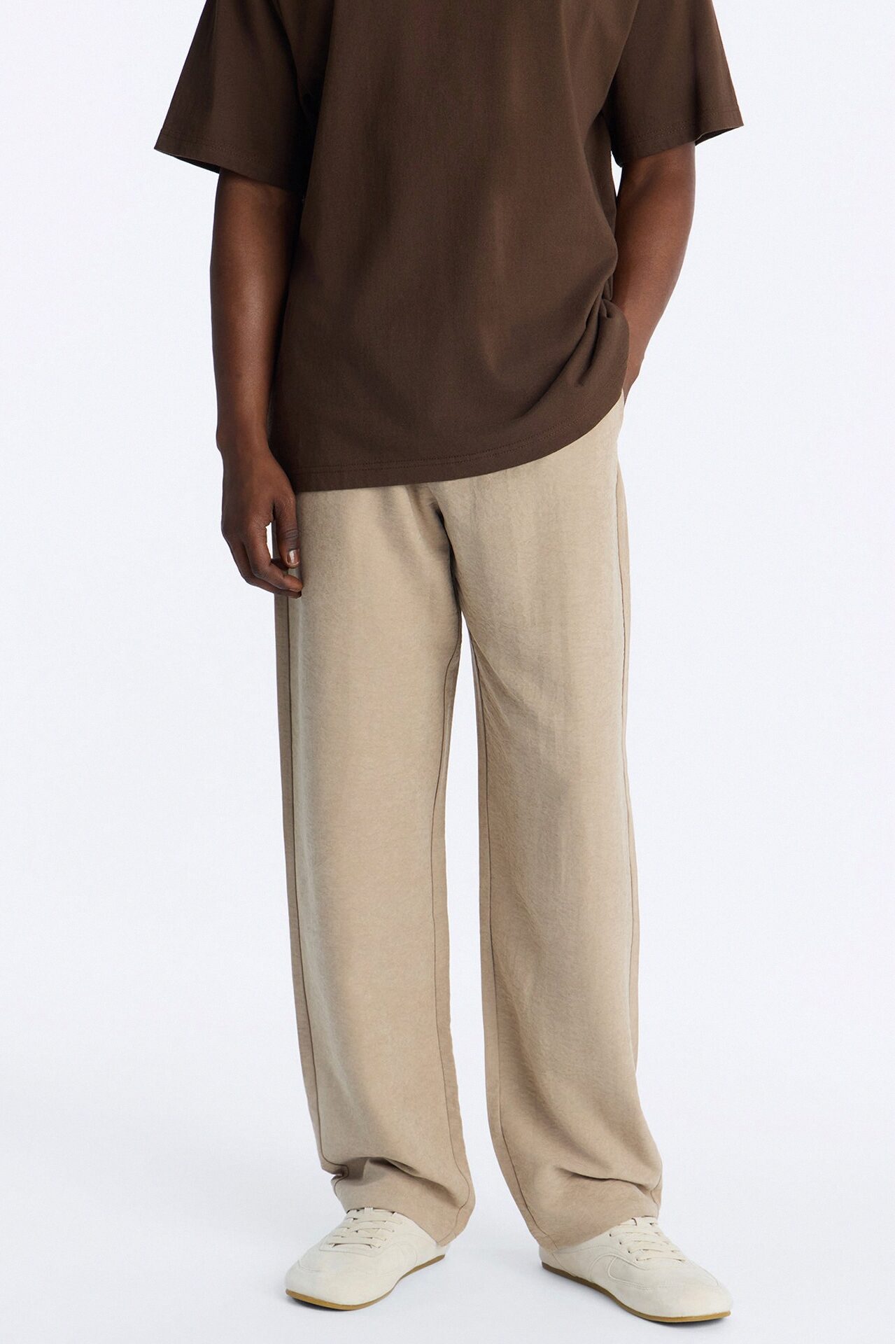 Dune Straight Leg Pant - Taupe