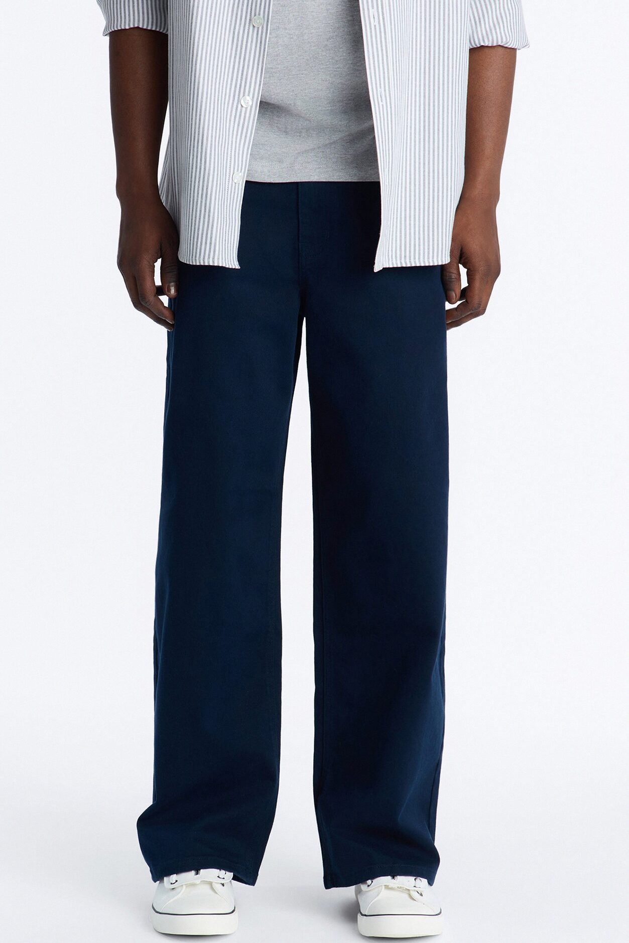 Mac Chino Baggy 5 Pocket Pant - Navy
