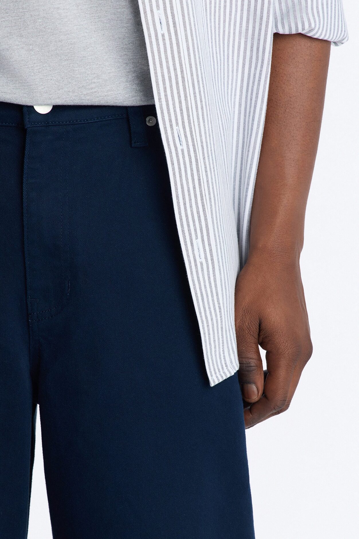 Mac Chino Baggy 5 Pocket Pant - Navy