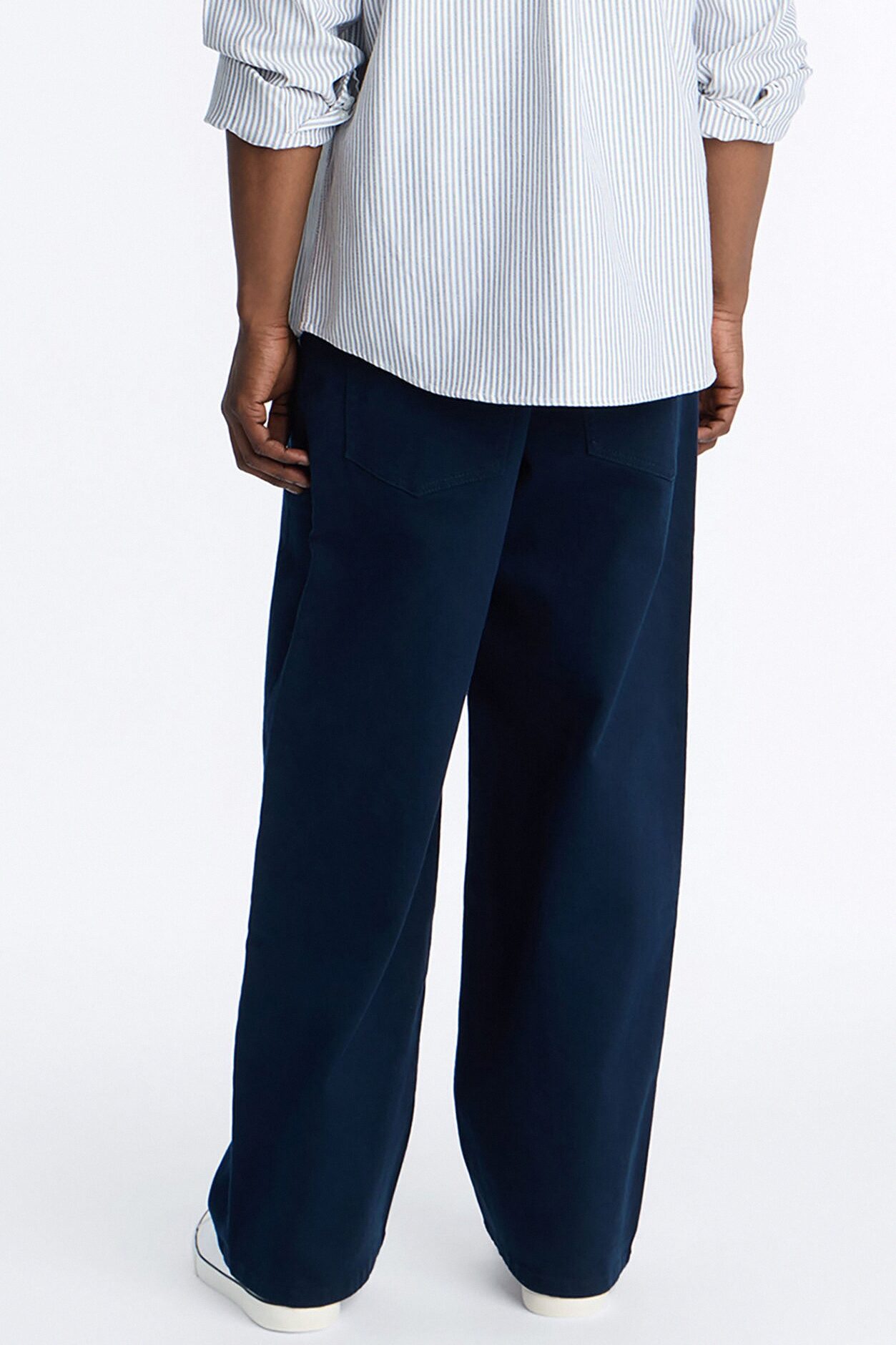 Mac Chino Baggy 5 Pocket Pant - Navy