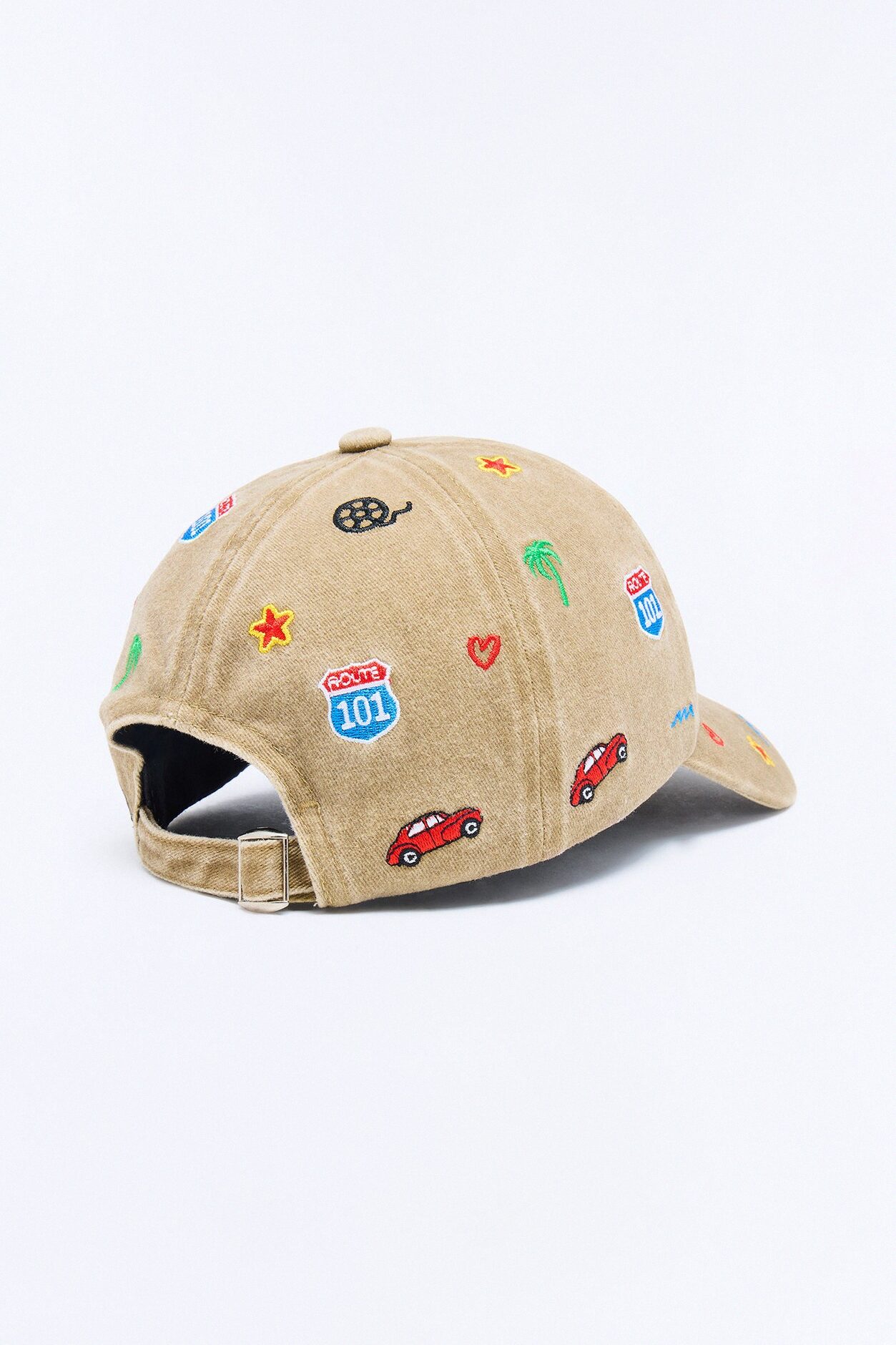 Destination LA Baseball Hat - Tan/Multi