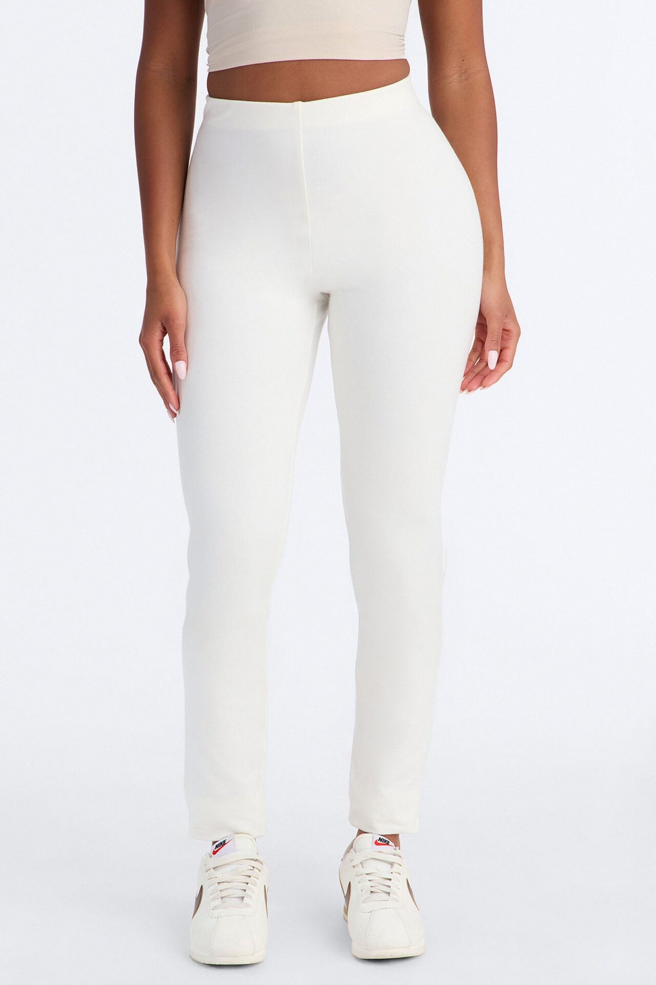 Quinn High Rise Everyday Cotton Legging 29″ - White