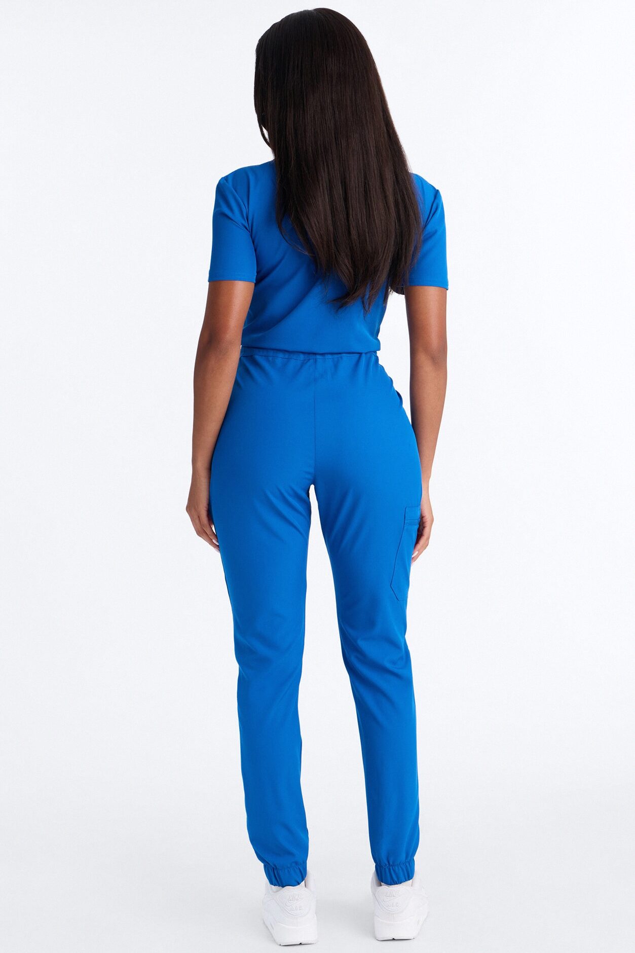 Prime Care Belted Uniform Scrub Jumpsuit - Royal