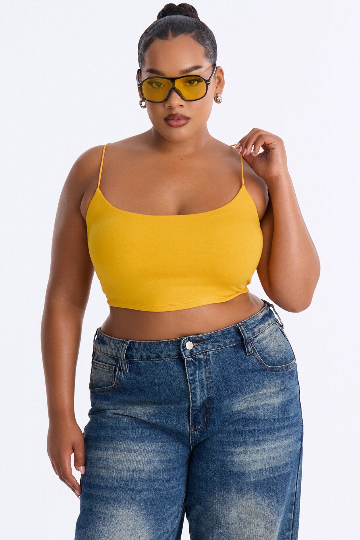 Kiki Super Cropped Top - Orange