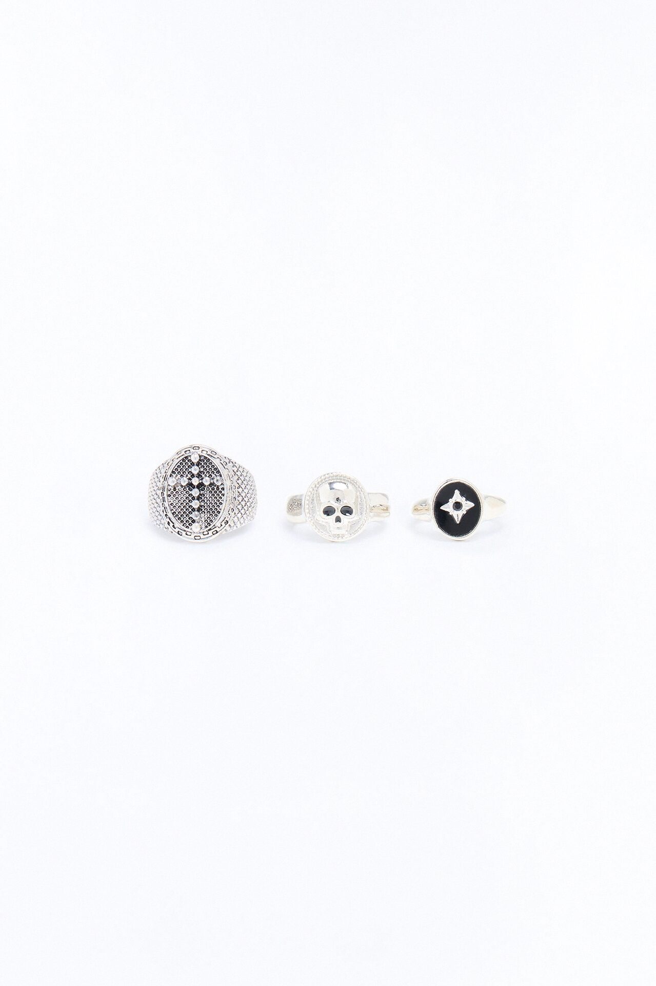 Never Forget Ring Set - Silver