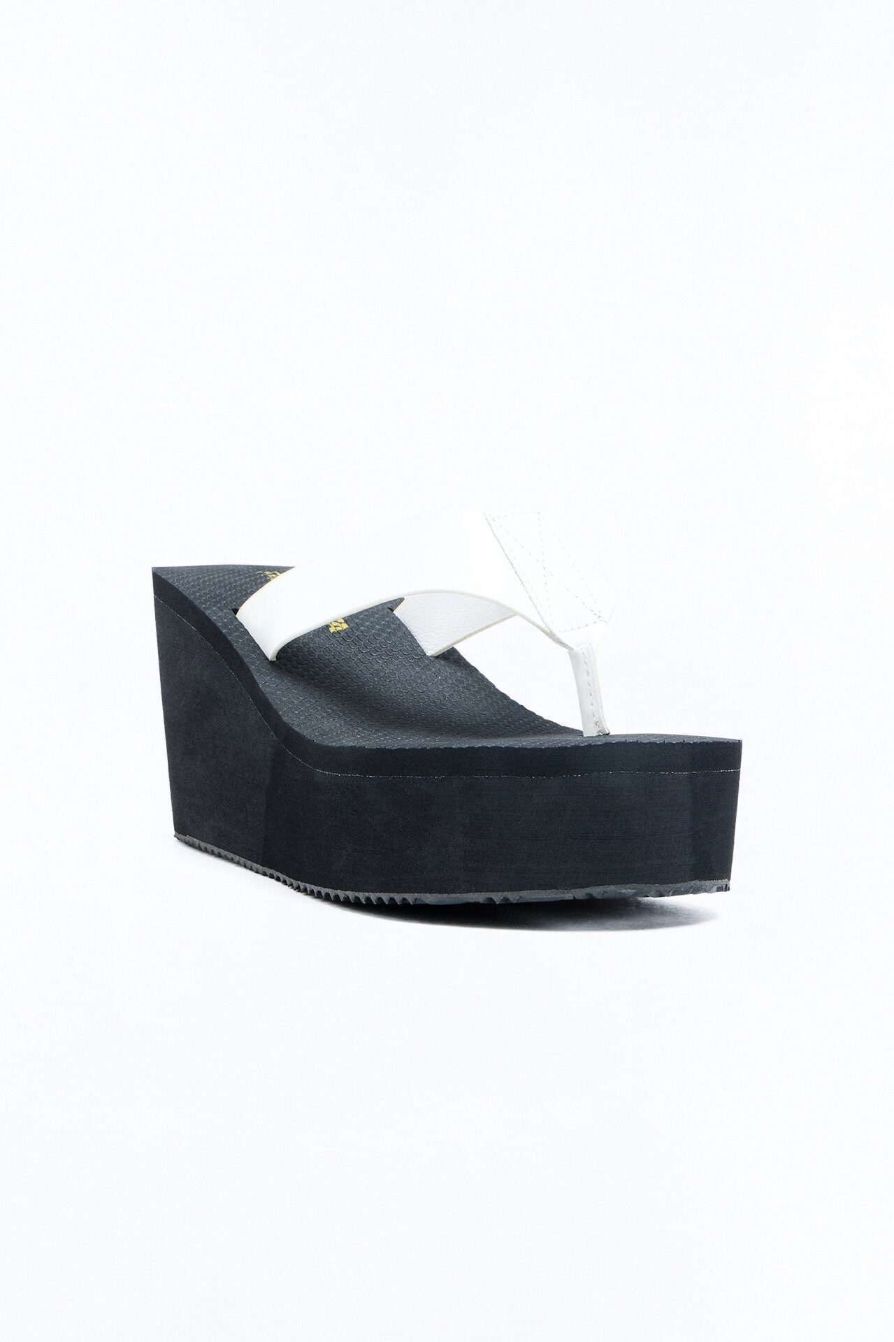 Maxon Thong Platform Wedges - White