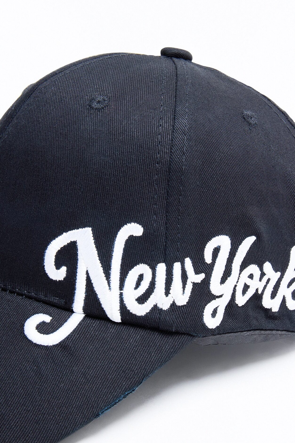 On The East Side Baseball Hat - Black/White