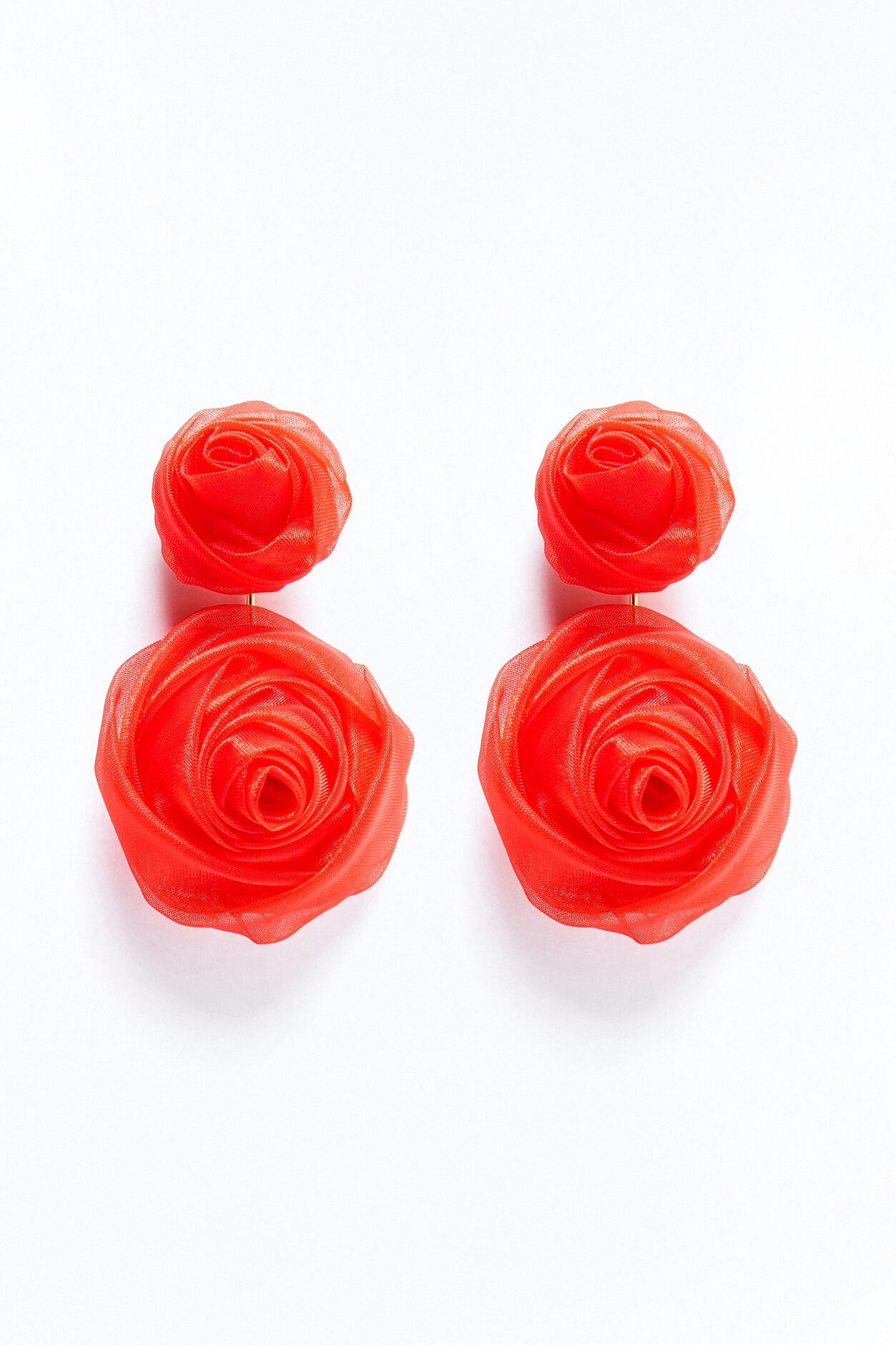 Forever Date Drop Earrings - Red