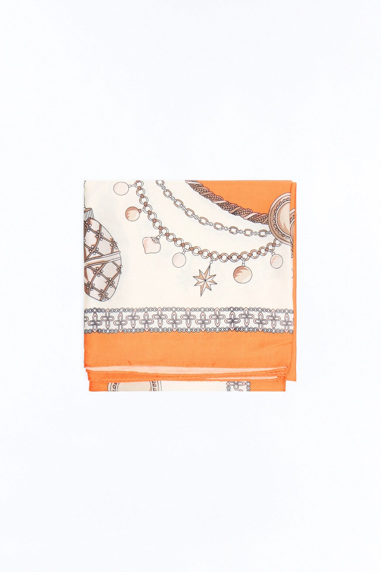 Hairs A Mess Head Scarf - Orange/combo