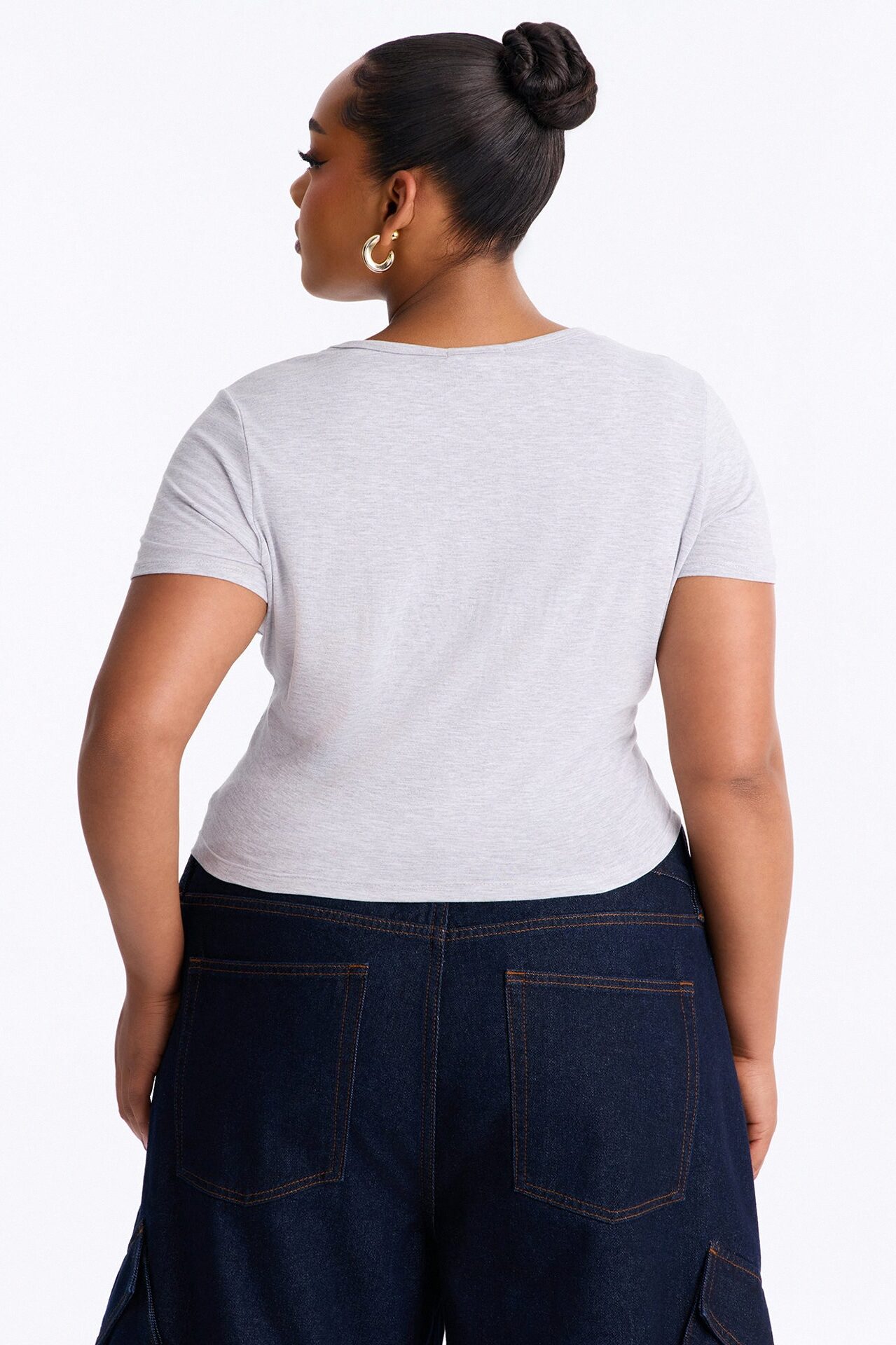 Pretty Privilege Is Real Baby Tee - Heather Grey