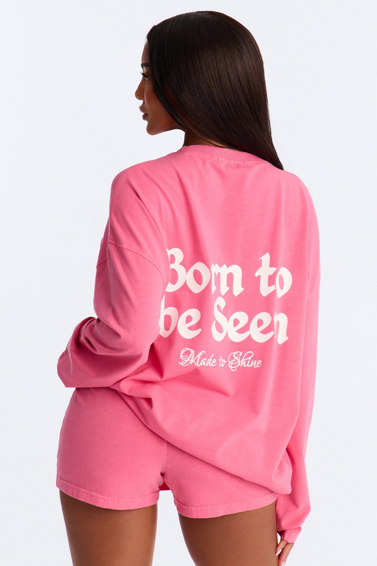 Seen and Unbothered Short Set - Pink
