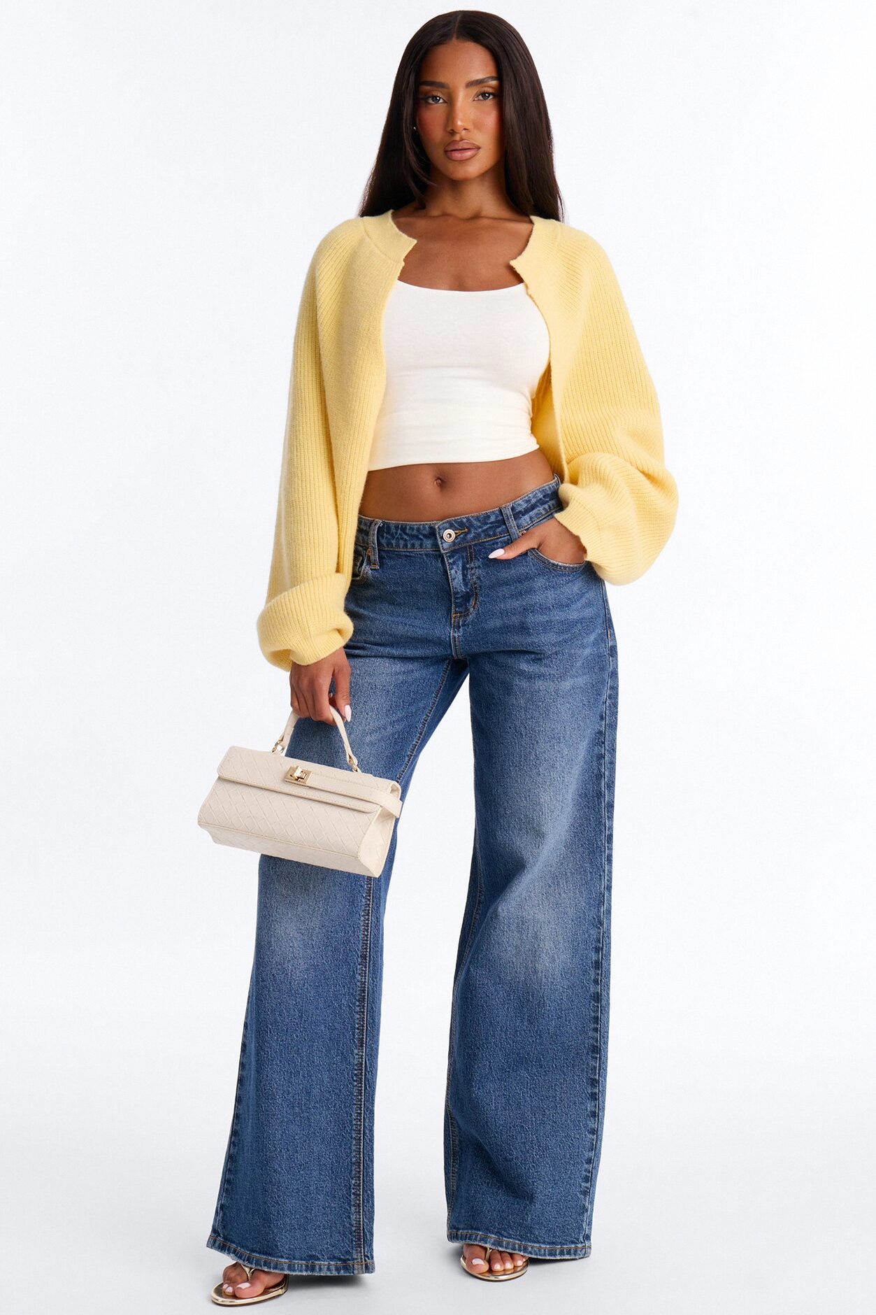 Whatever She Wants Cardigan - Butter Yellow