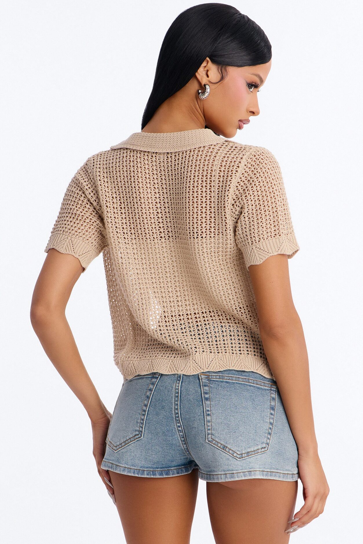 Jazzy Sweater Shirt - Natural
