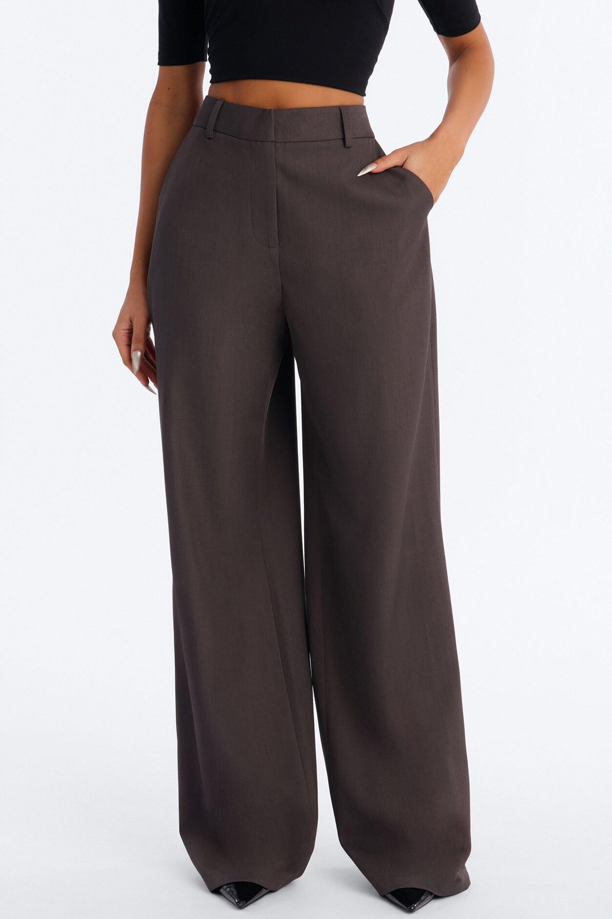 Tall Make No Mistake Trouser - Charcoal