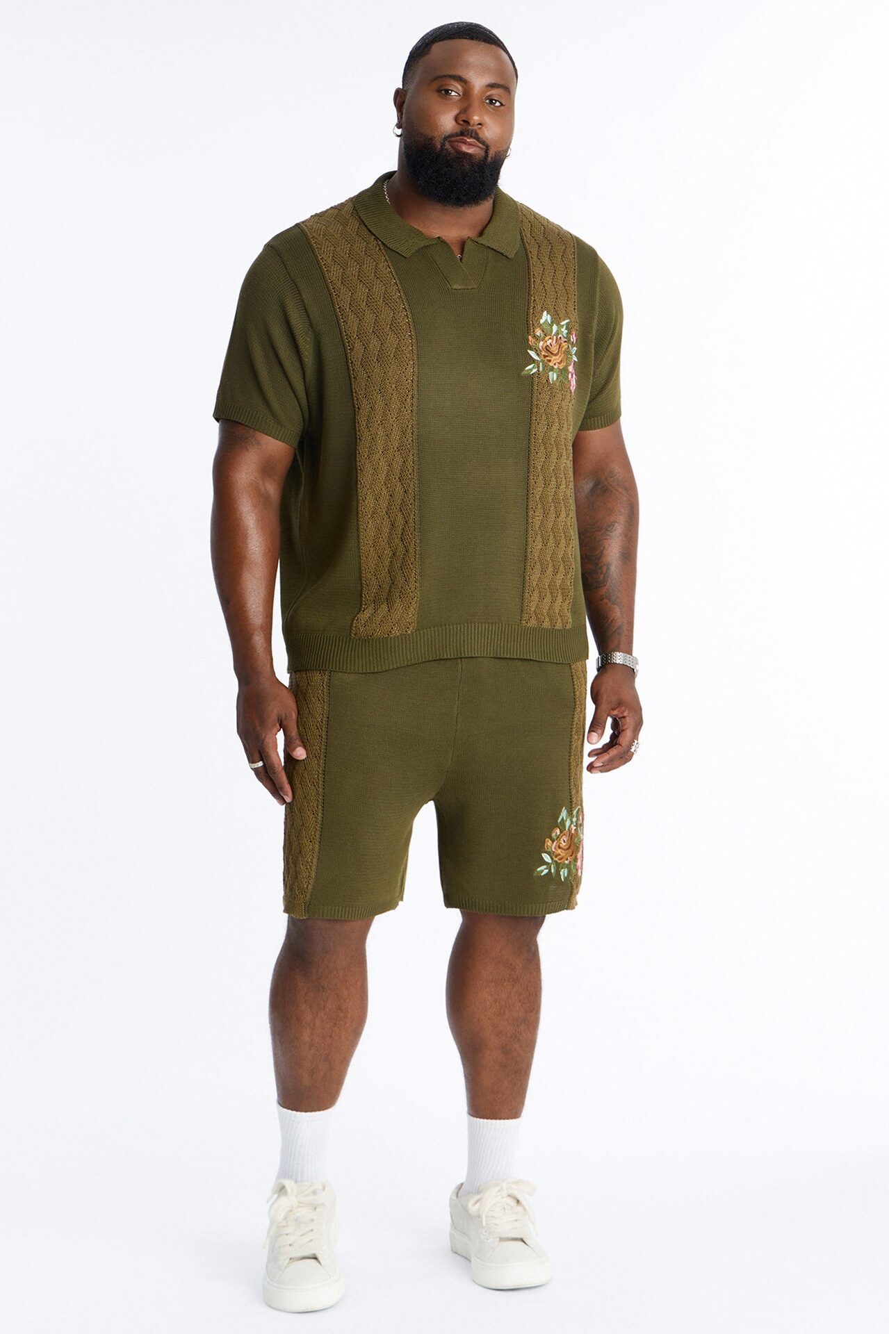 Herbarium Garden Polo - Khaki/combo