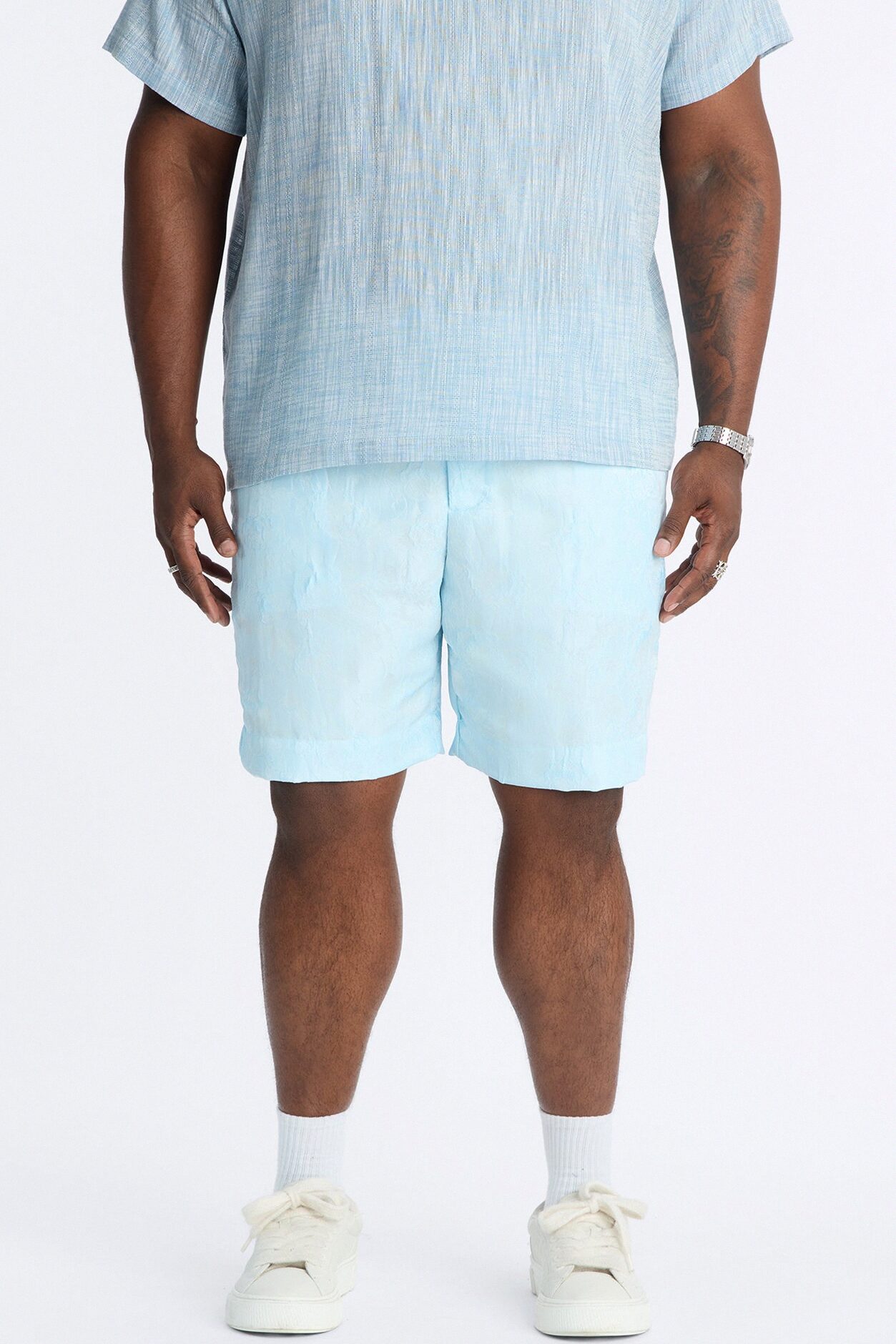 Straight Rose Mirage Short - LightBlue