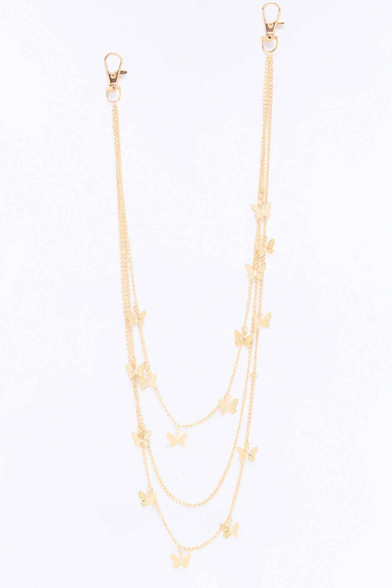 Light As A Butterfly Pant Chain - Gold