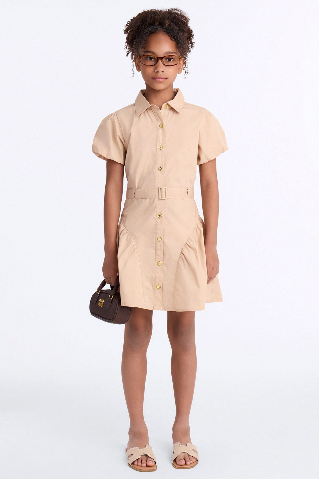 Mini So Many Possibilities Shirt Dress - Khaki
