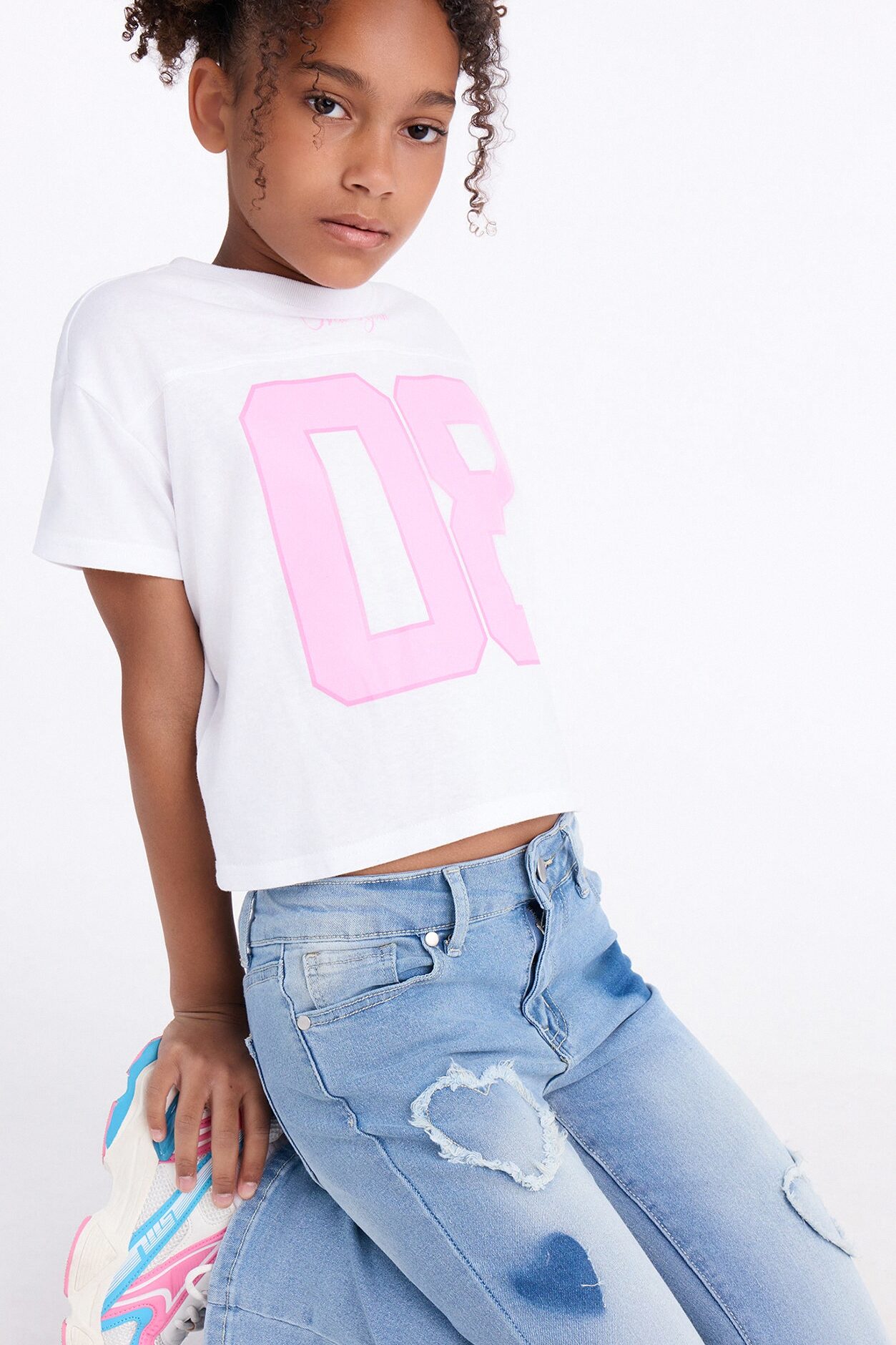 Mini Love You So Flare Jeans - Medium Wash