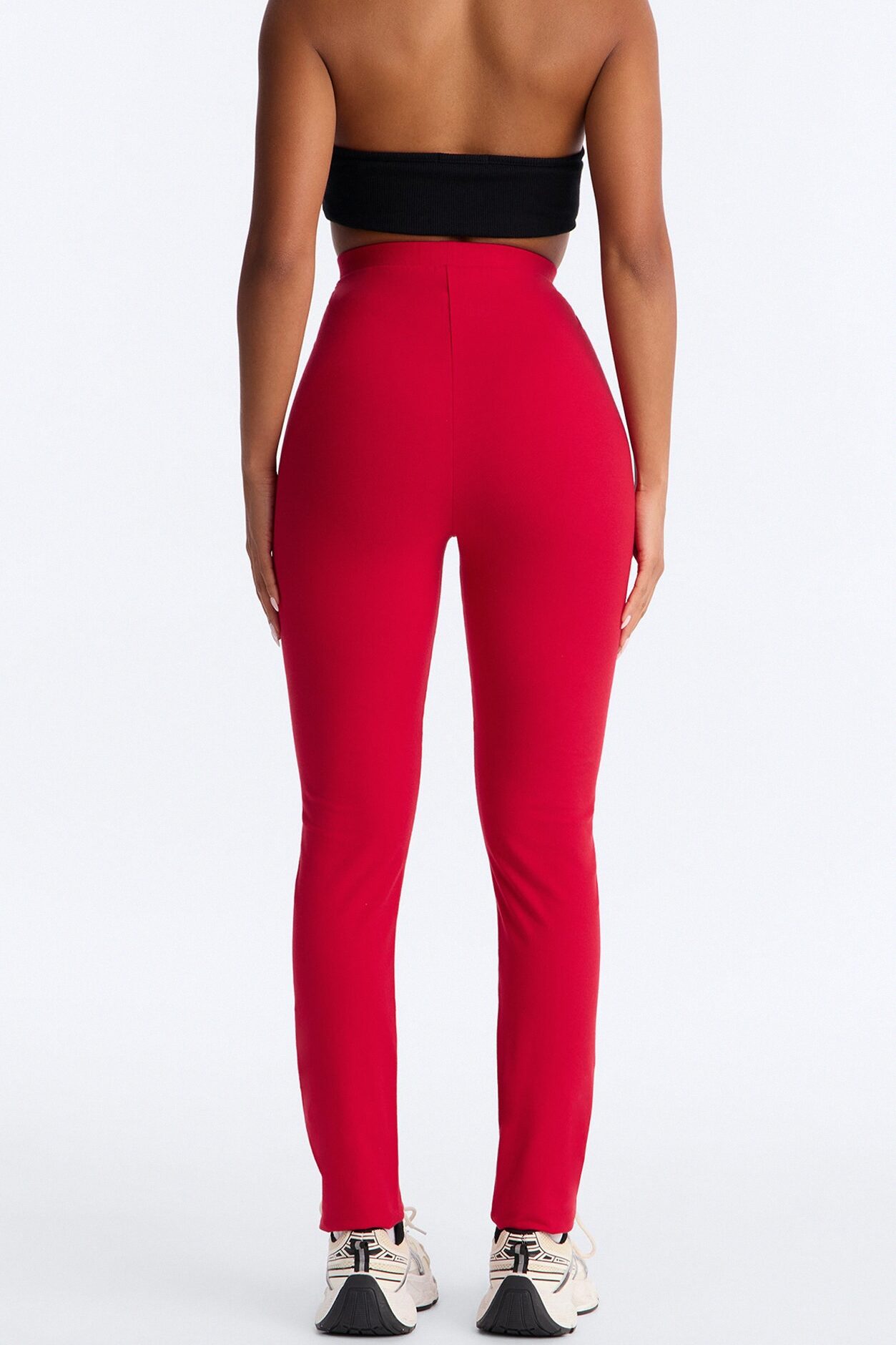 Quinn High Rise Everyday Cotton Legging 29″ - Red