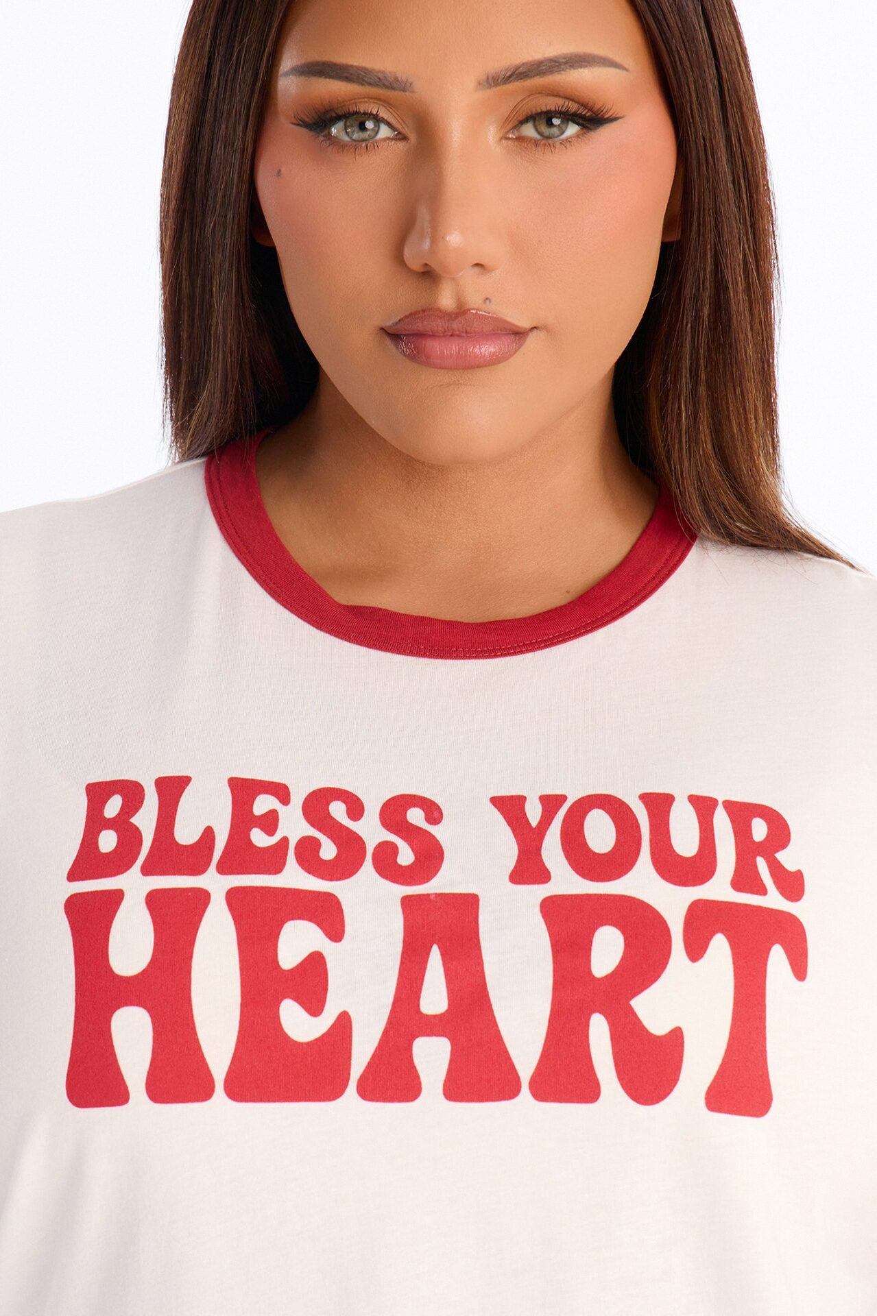 Bless Your Heart Tee - White