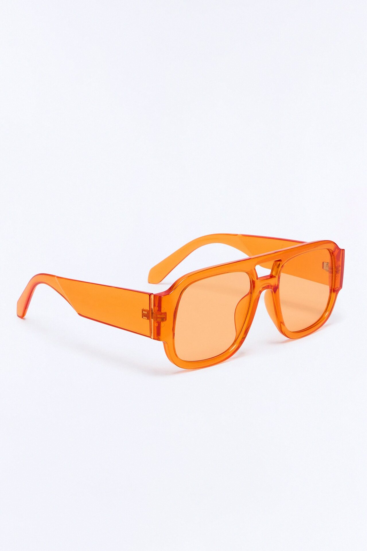 Jet Set Aviator Sunglasses - Orange
