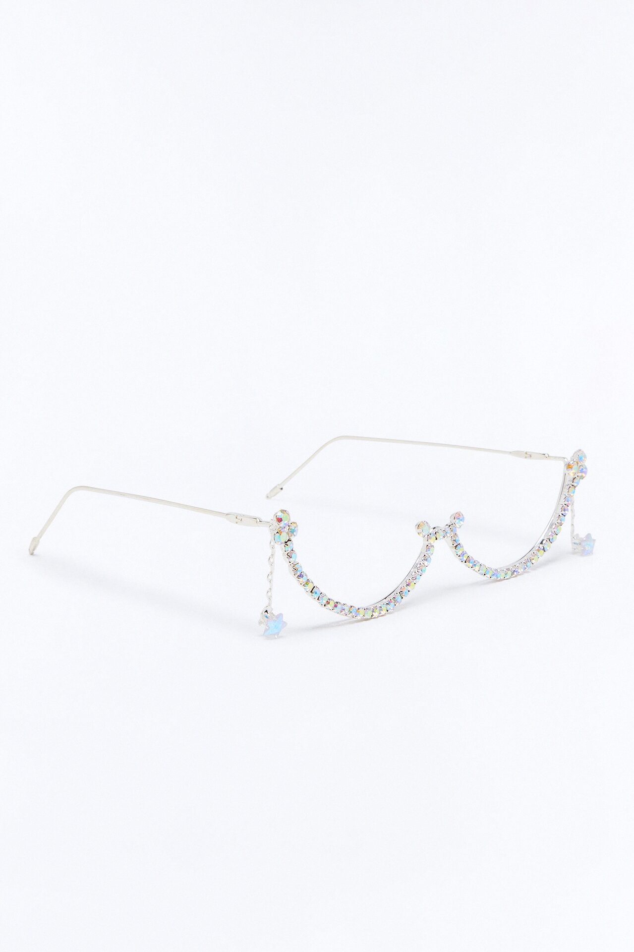 Halo Rave Mode Sunglasses - Silver