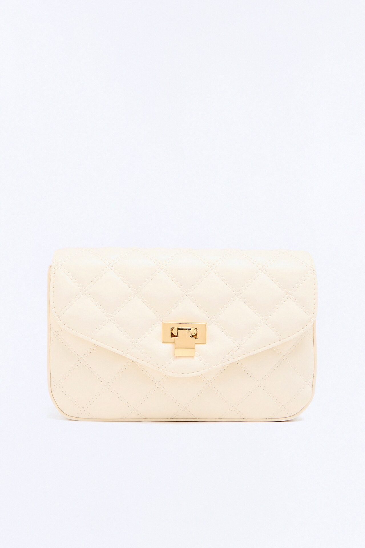 Morning Class Faux Leather Crossbody - Ivory