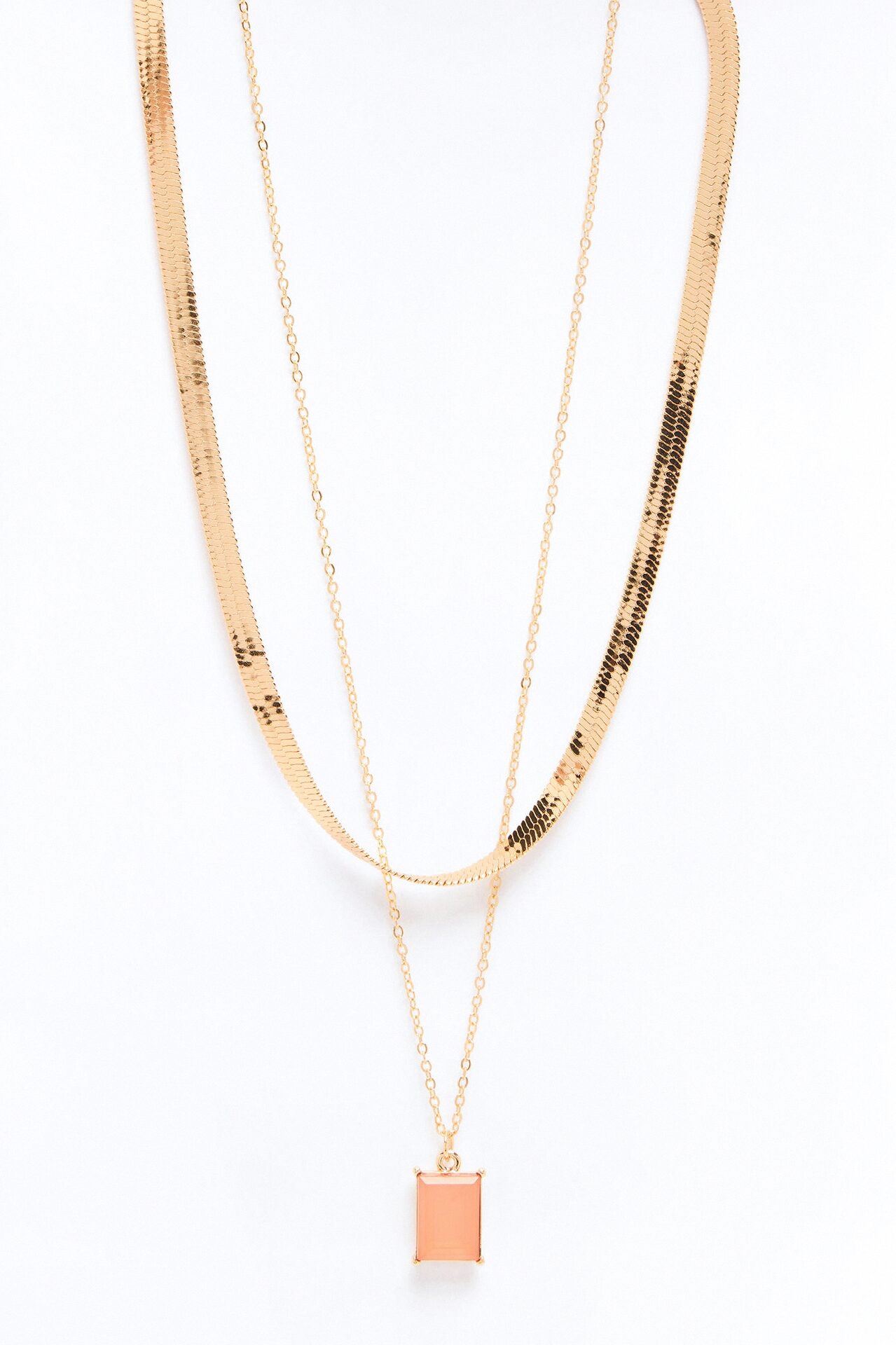 Little Gem Layered Necklace - Gold