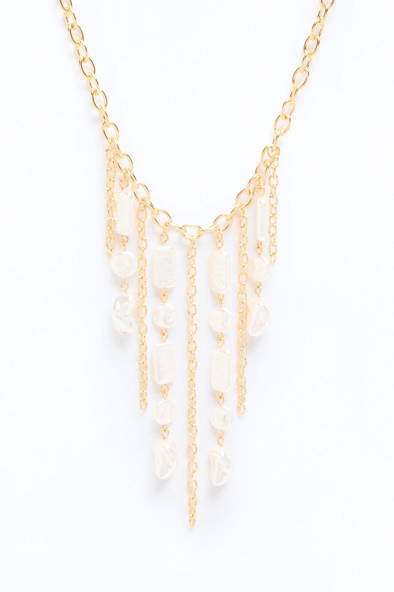 Pearl Drip Necklace - Gold/combo