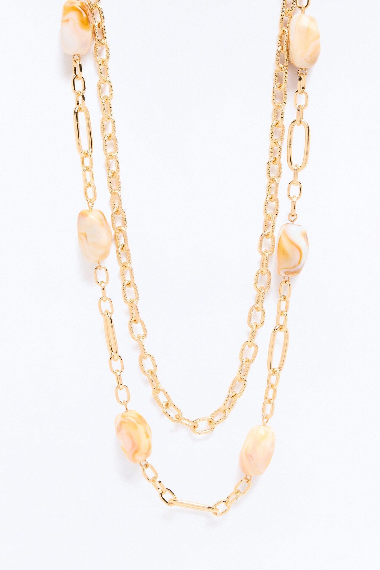 Tempting Shine Layered Necklace - Gold/combo