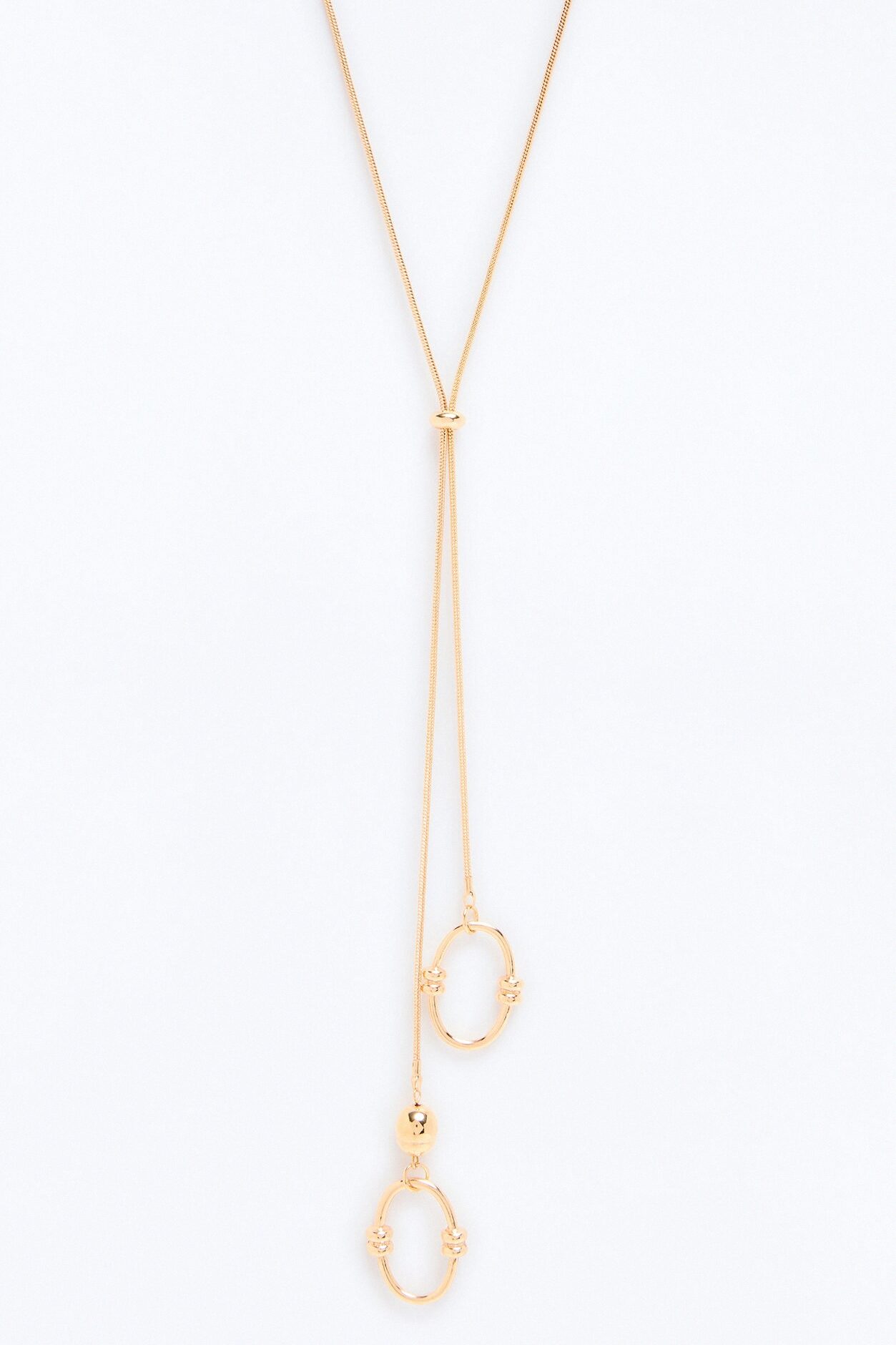 Danielle Ring Layered Necklace - Gold