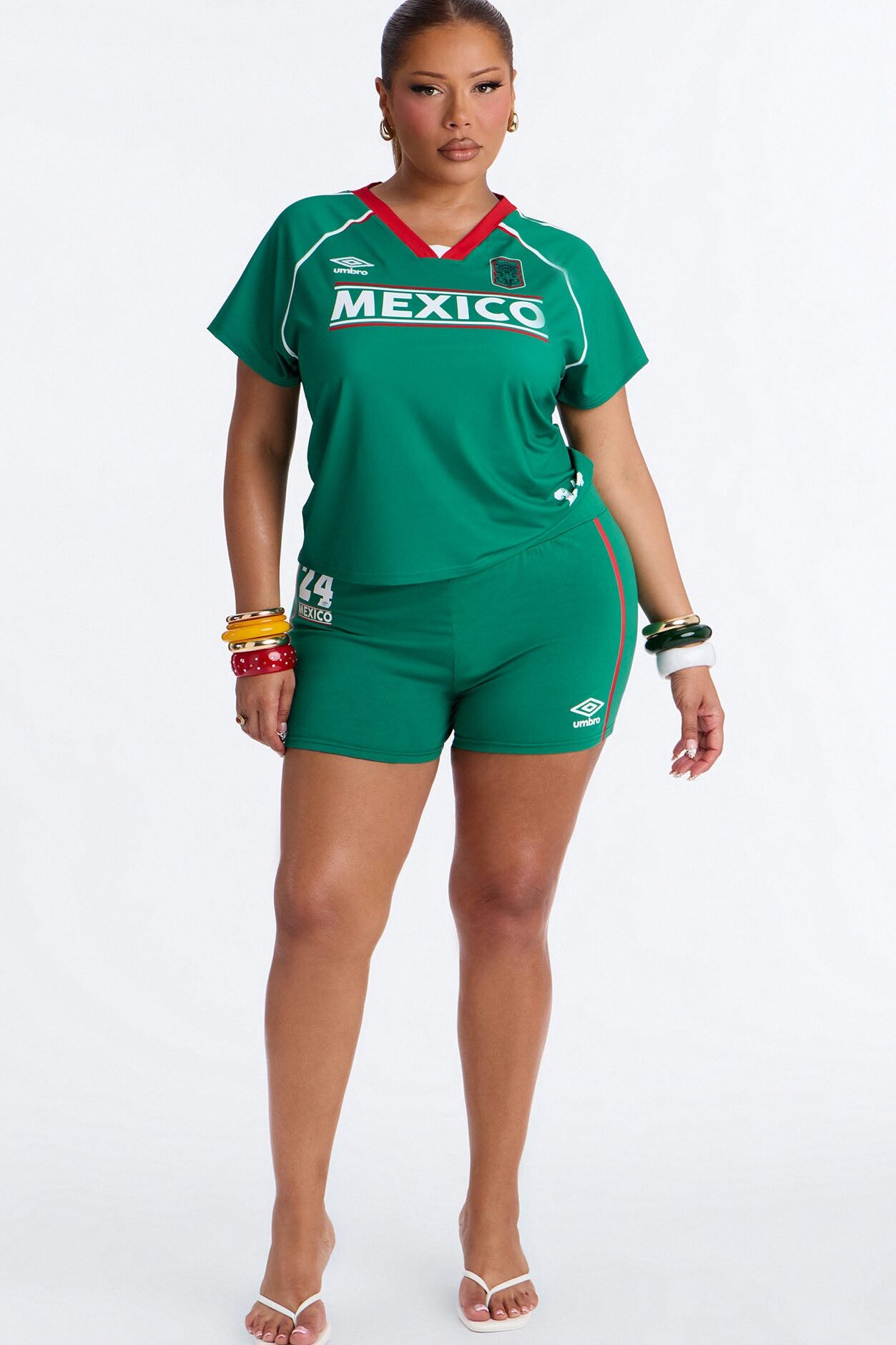 Umbro Mexico 24 Soccer Jersey - Green